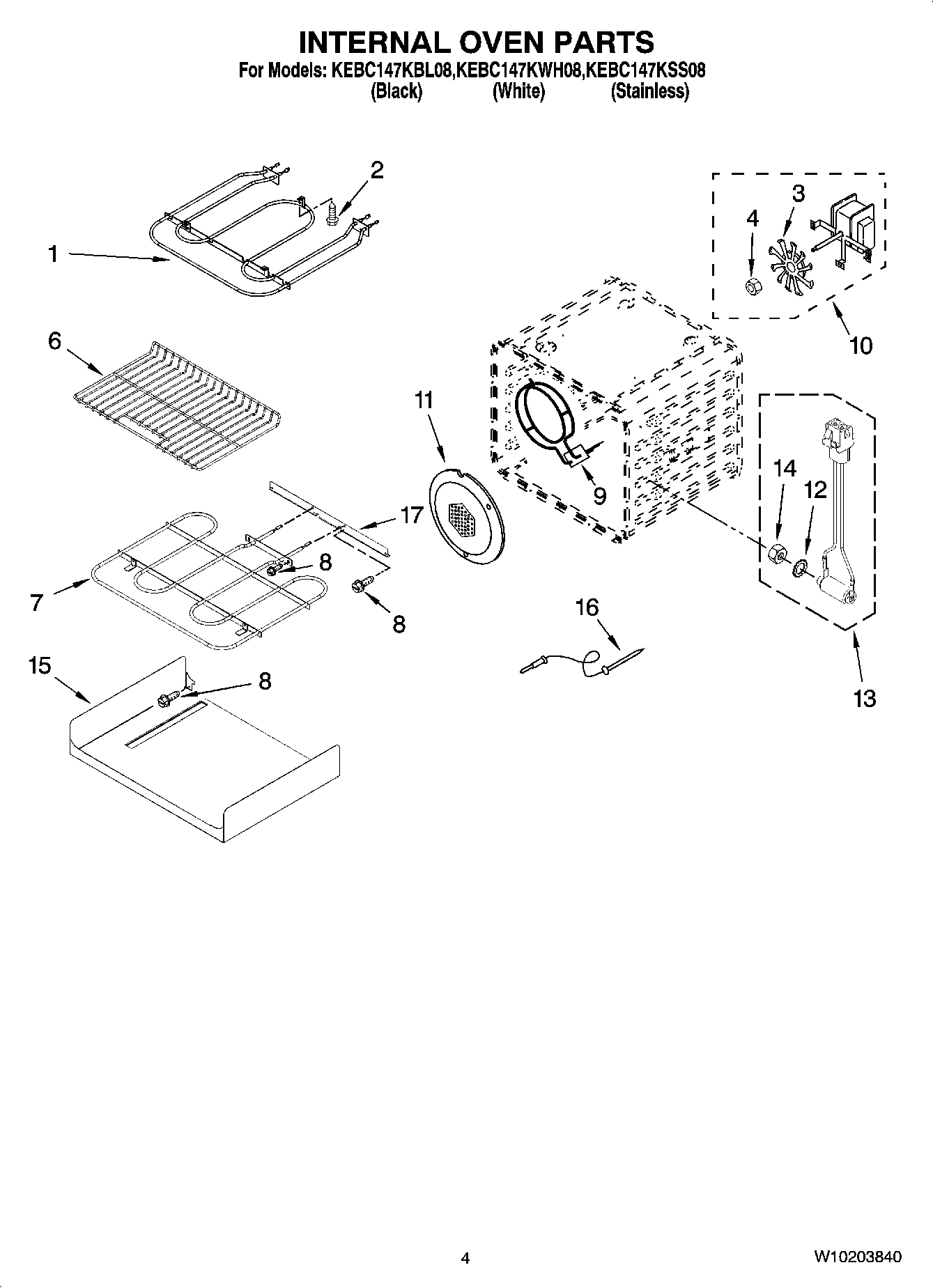 03 - INTERNAL OVEN PARTS