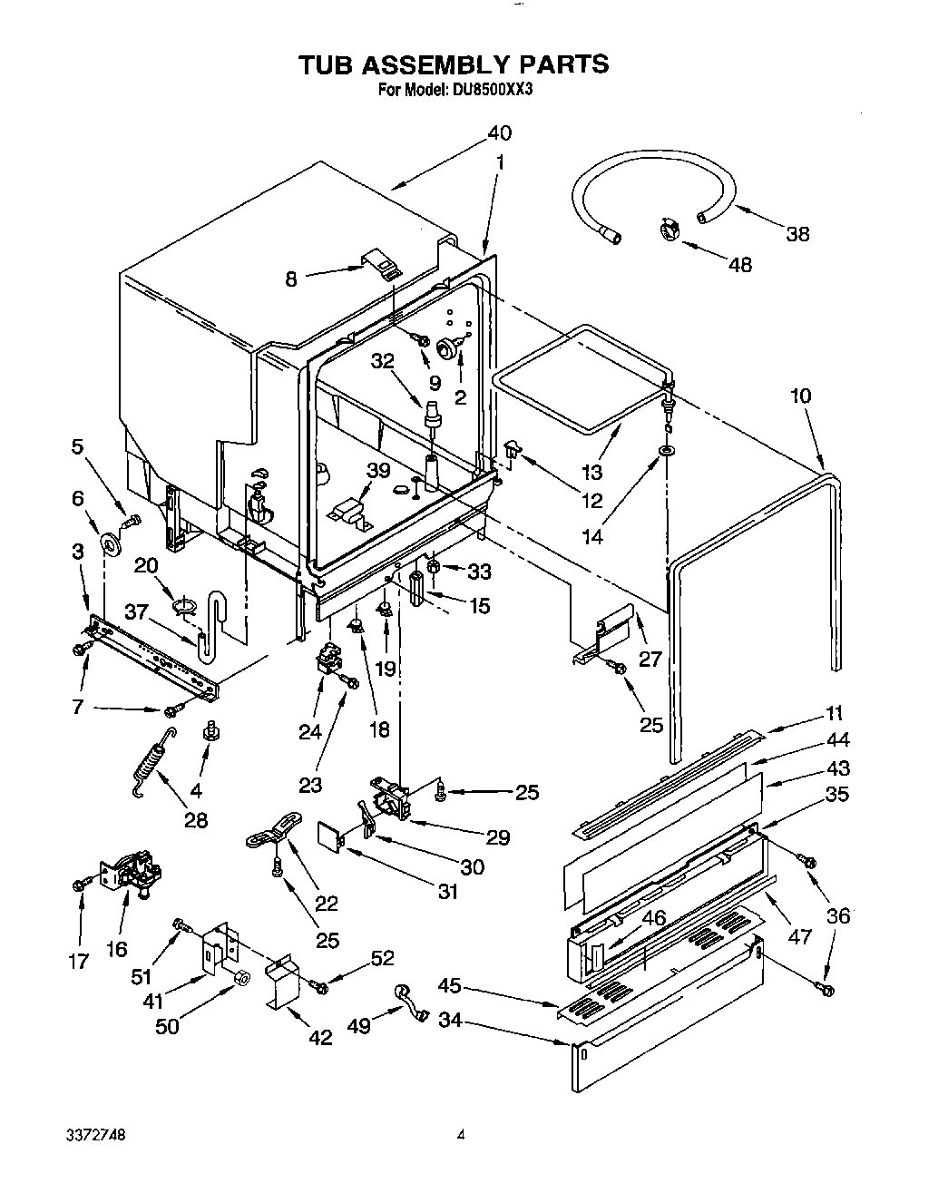 04 - TUB ASSEMBLY