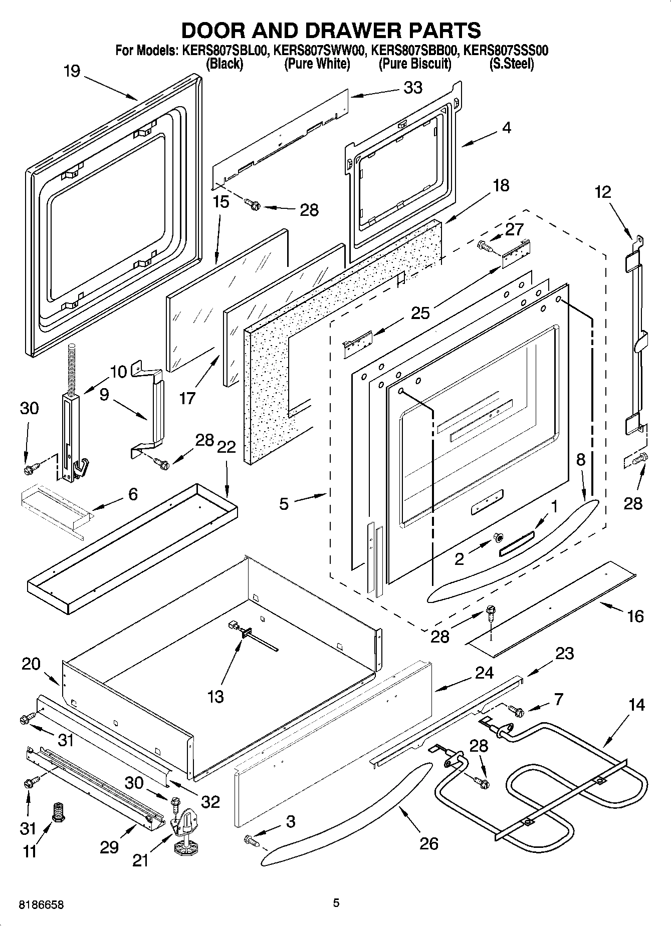 04 - DOOR AND DRAWER PARTS