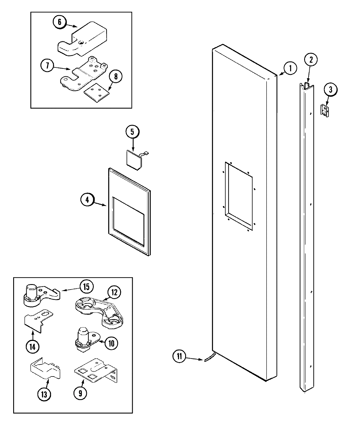 06 - FREEZER OUTER DOOR (JCD2389GES)