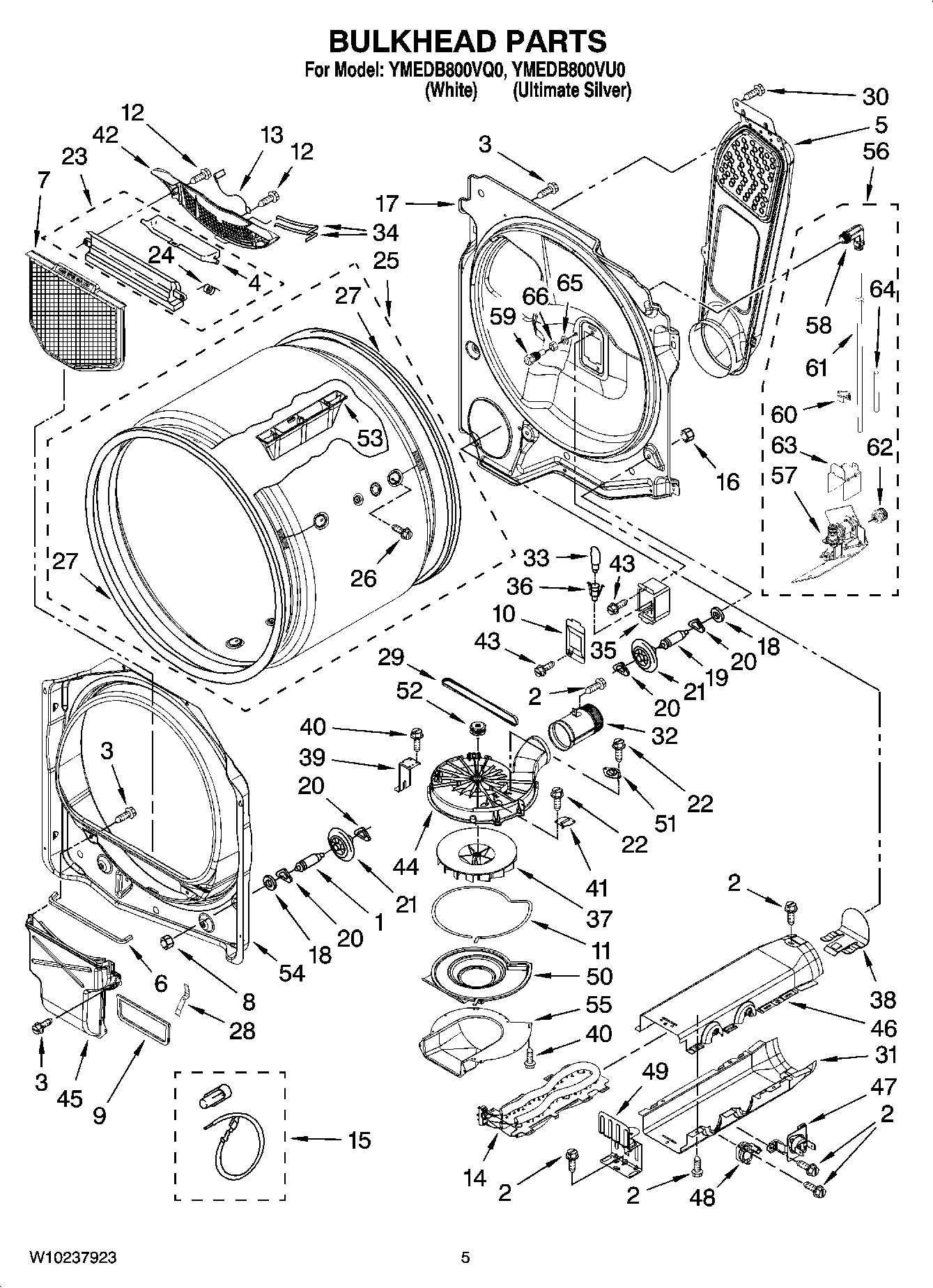 03 - BULKHEAD PARTS, OPTIONAL PARTS (NOT INCLUDED)
