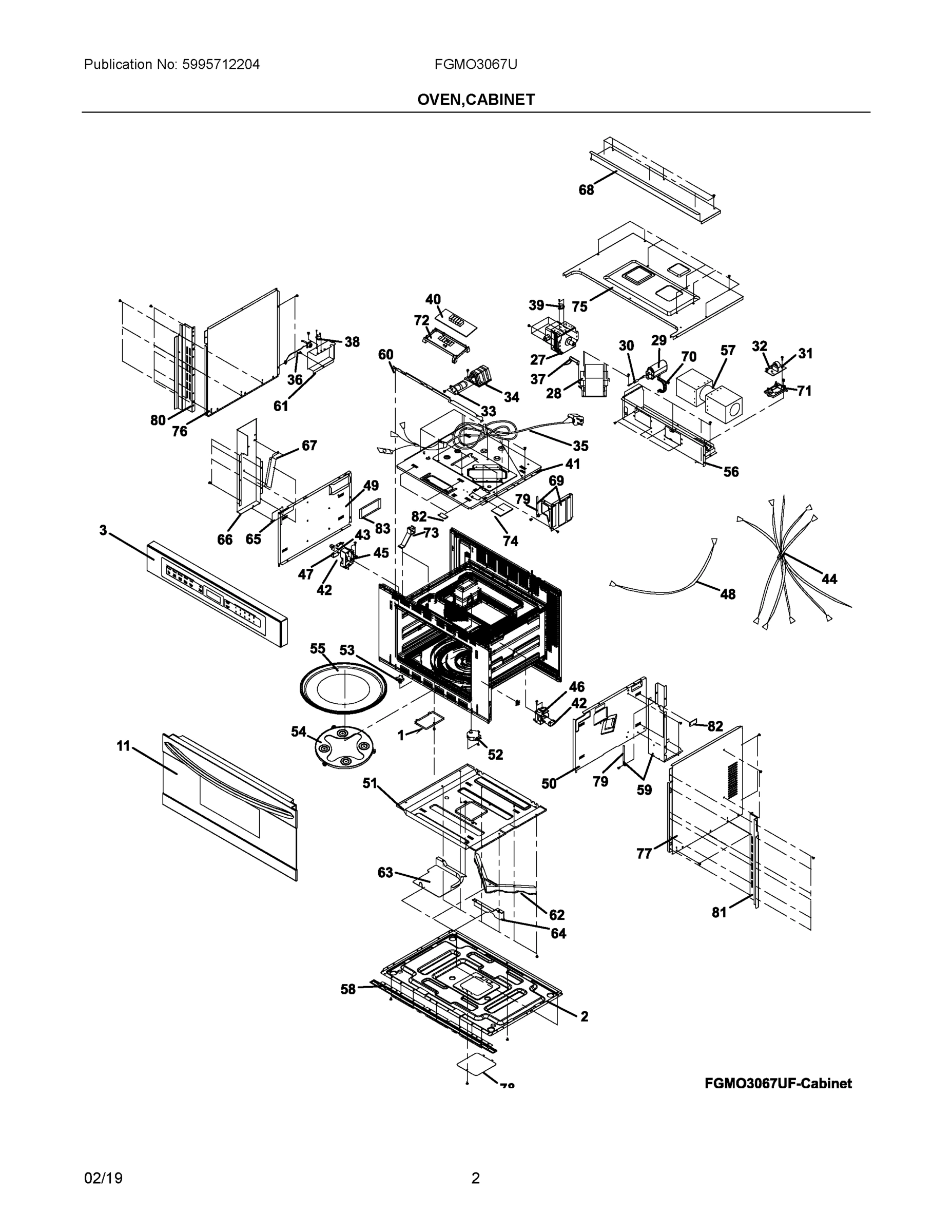 02 - OVEN,CABINET