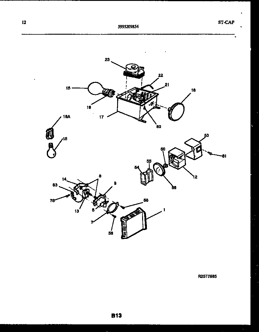 07 - REFRIGERATOR CONTROL ASSEMBLY, DAMP