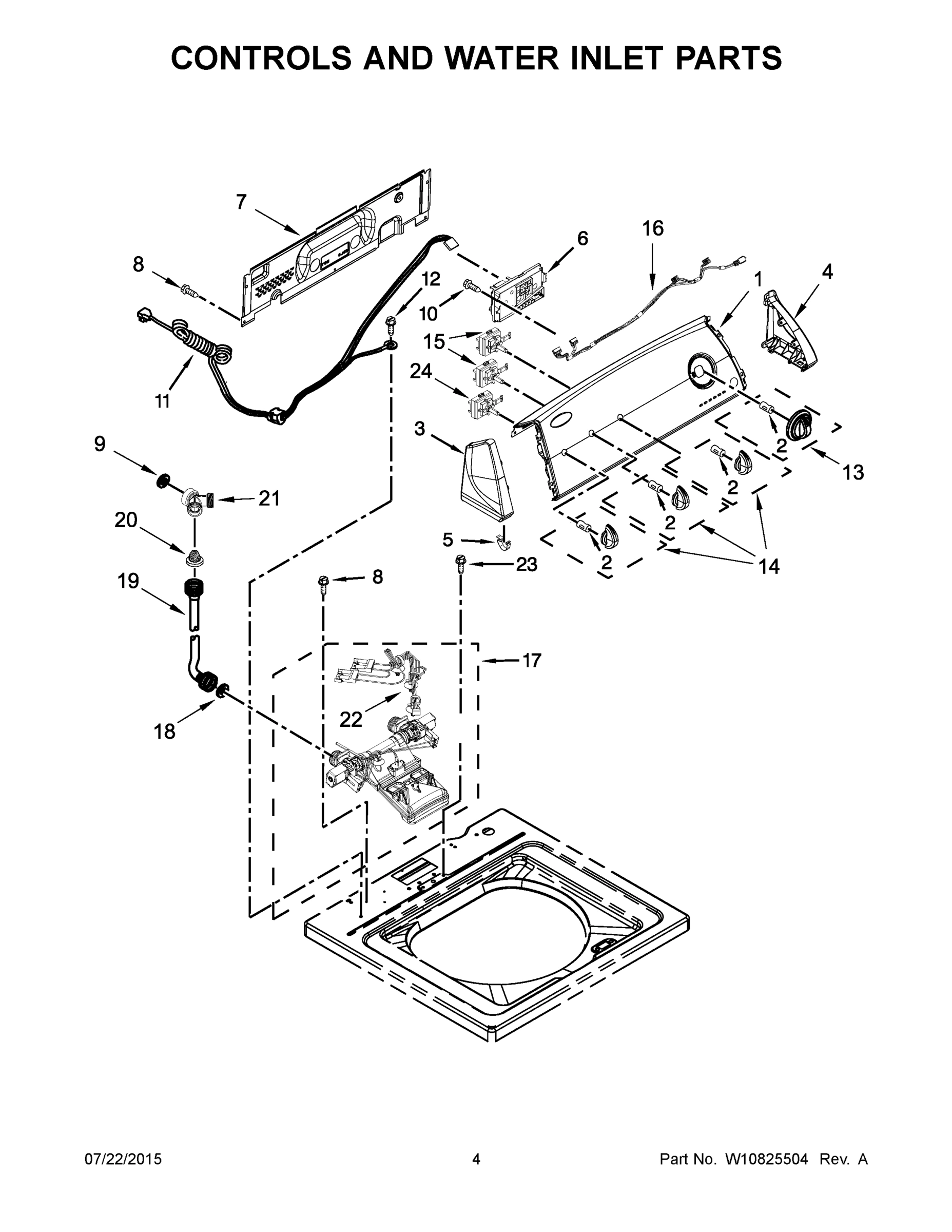03 - CONTROLS AND WATER INLET PARTS