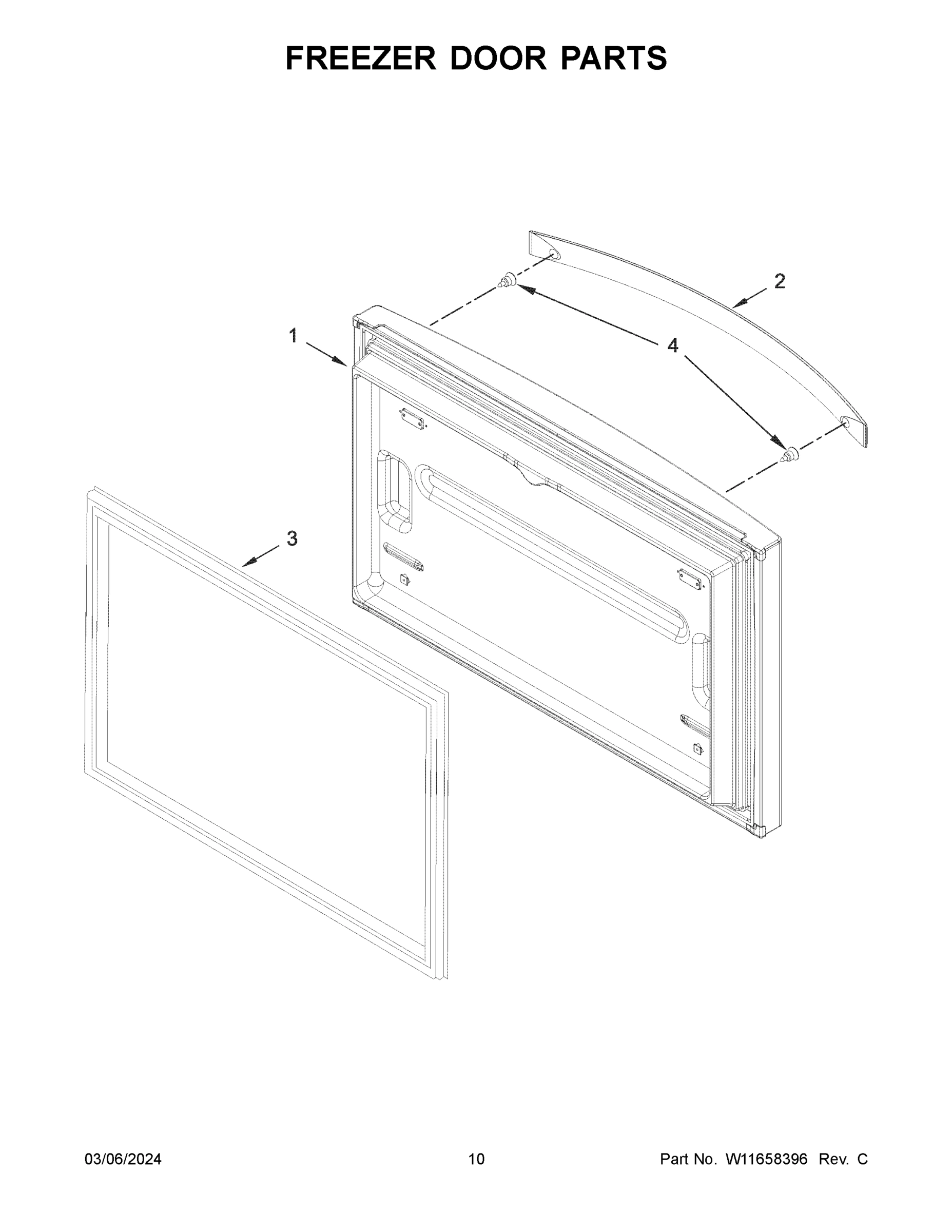 06 - FREEZER DOOR PARTS