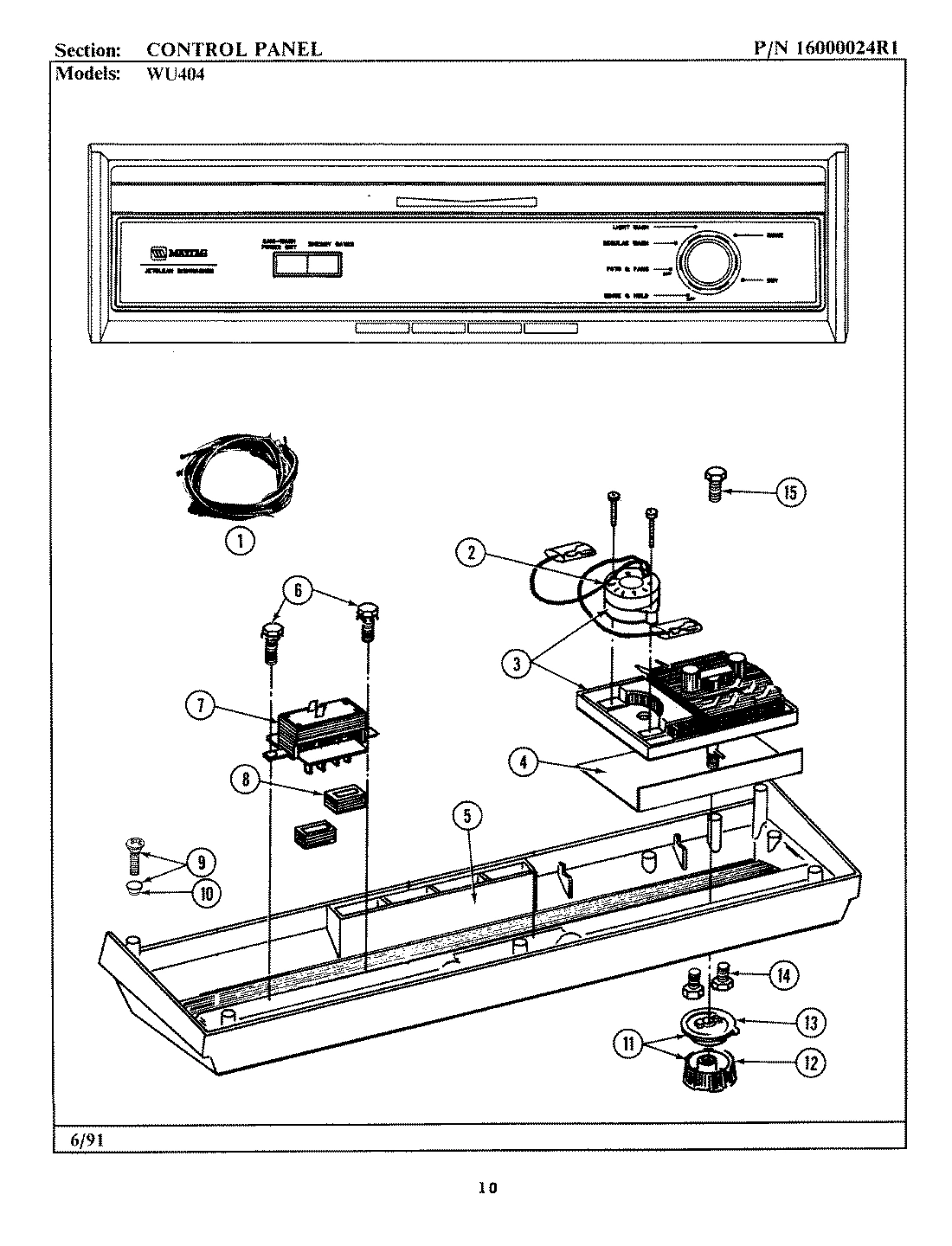 02 - CONTROL PANEL (WU404)