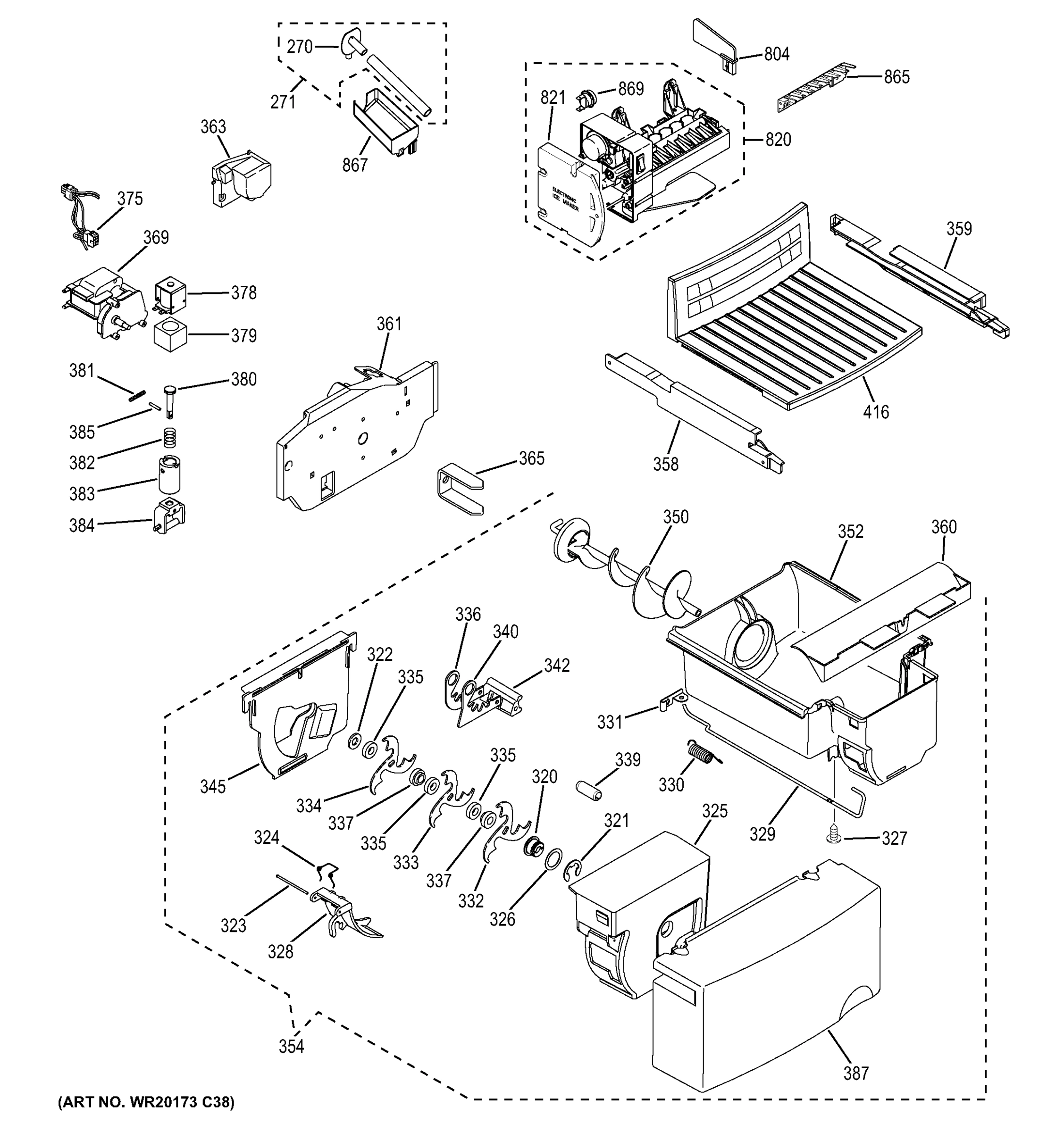 ICE MAKER & DISPENSER