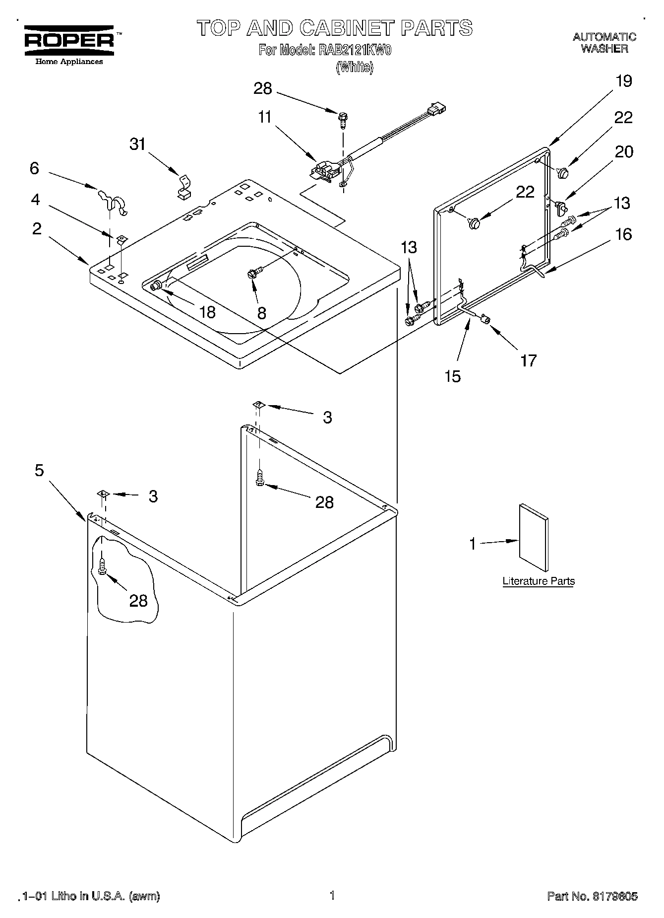 01 - TOP AND CABINET, LITERATURE