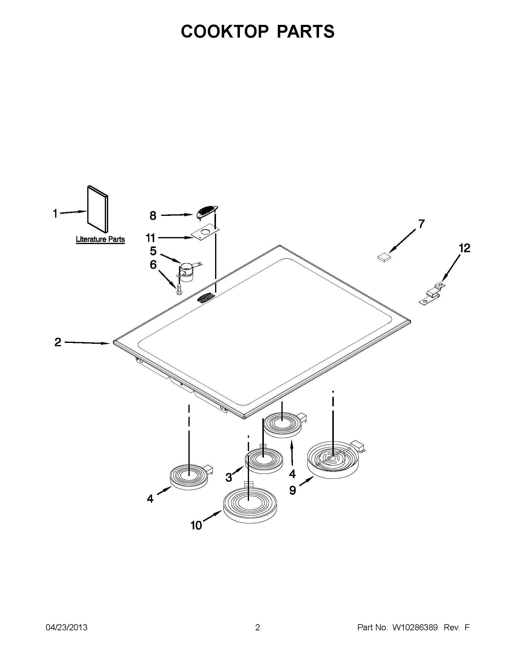 01 - COOKTOP PARTS