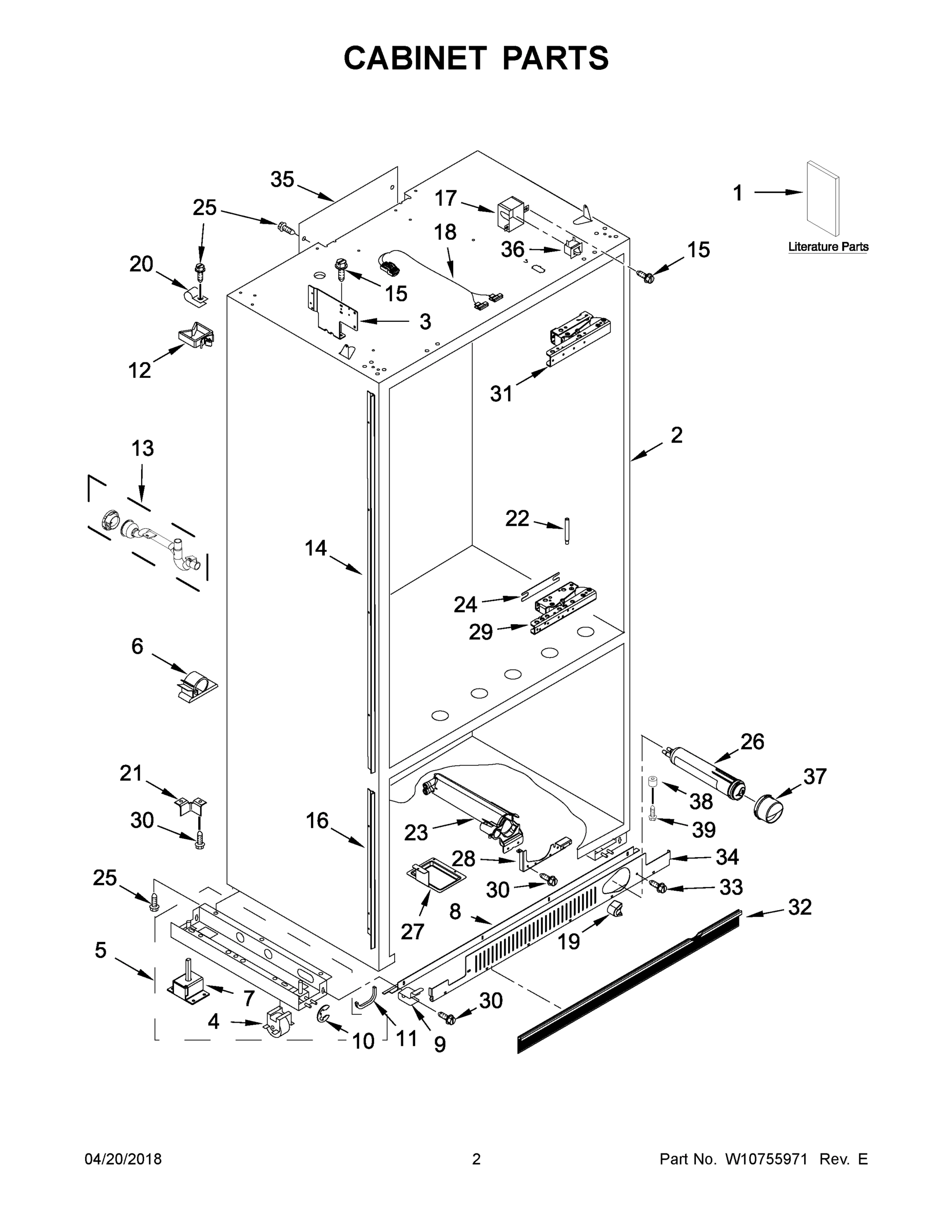 02 - CABINET PARTS