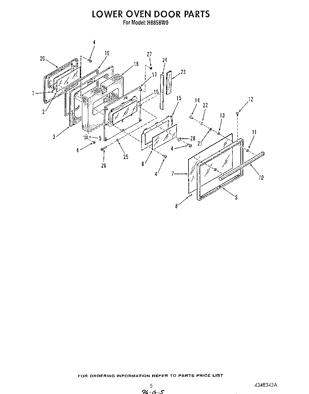 05 - LOWER OVEN DOOR