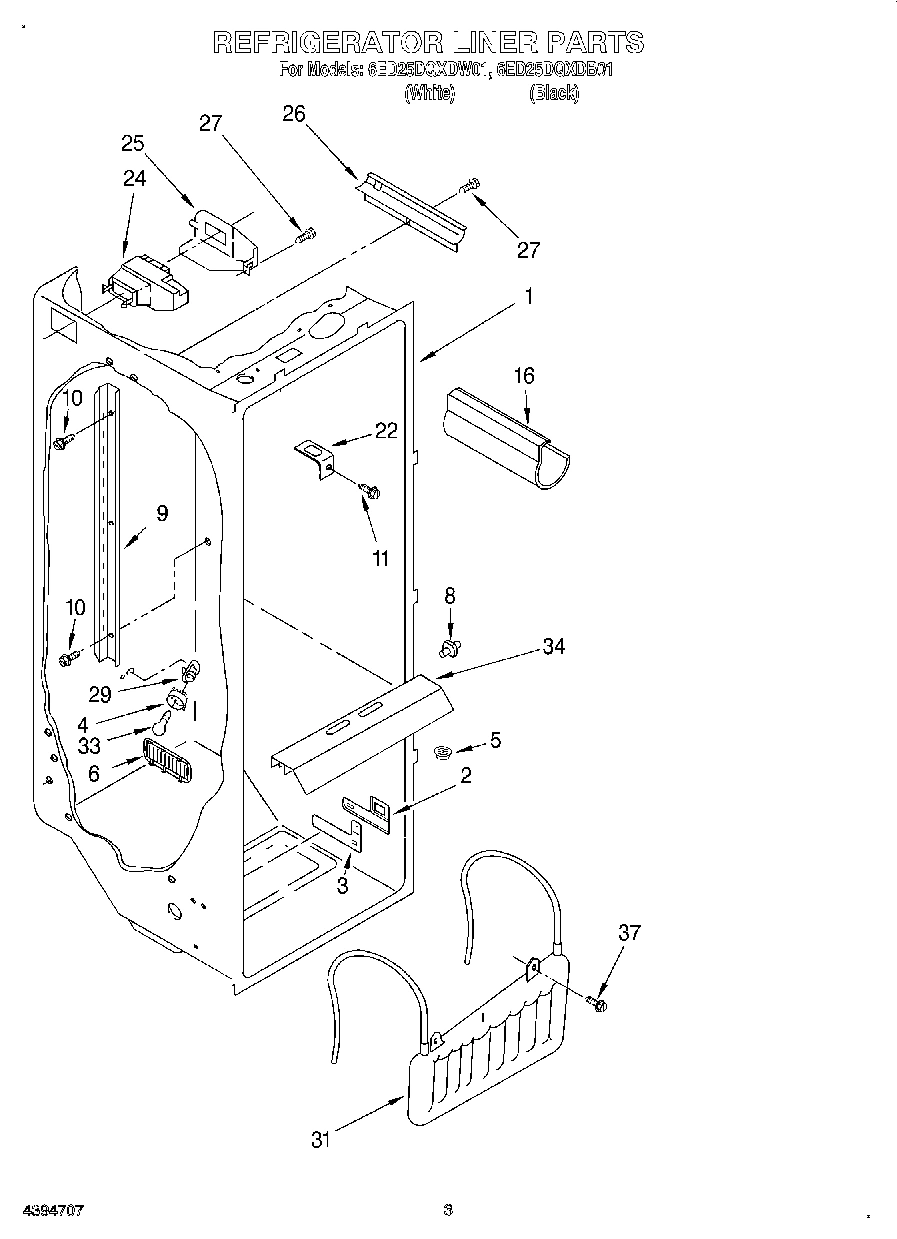 02 - REFRIGERATOR LINER