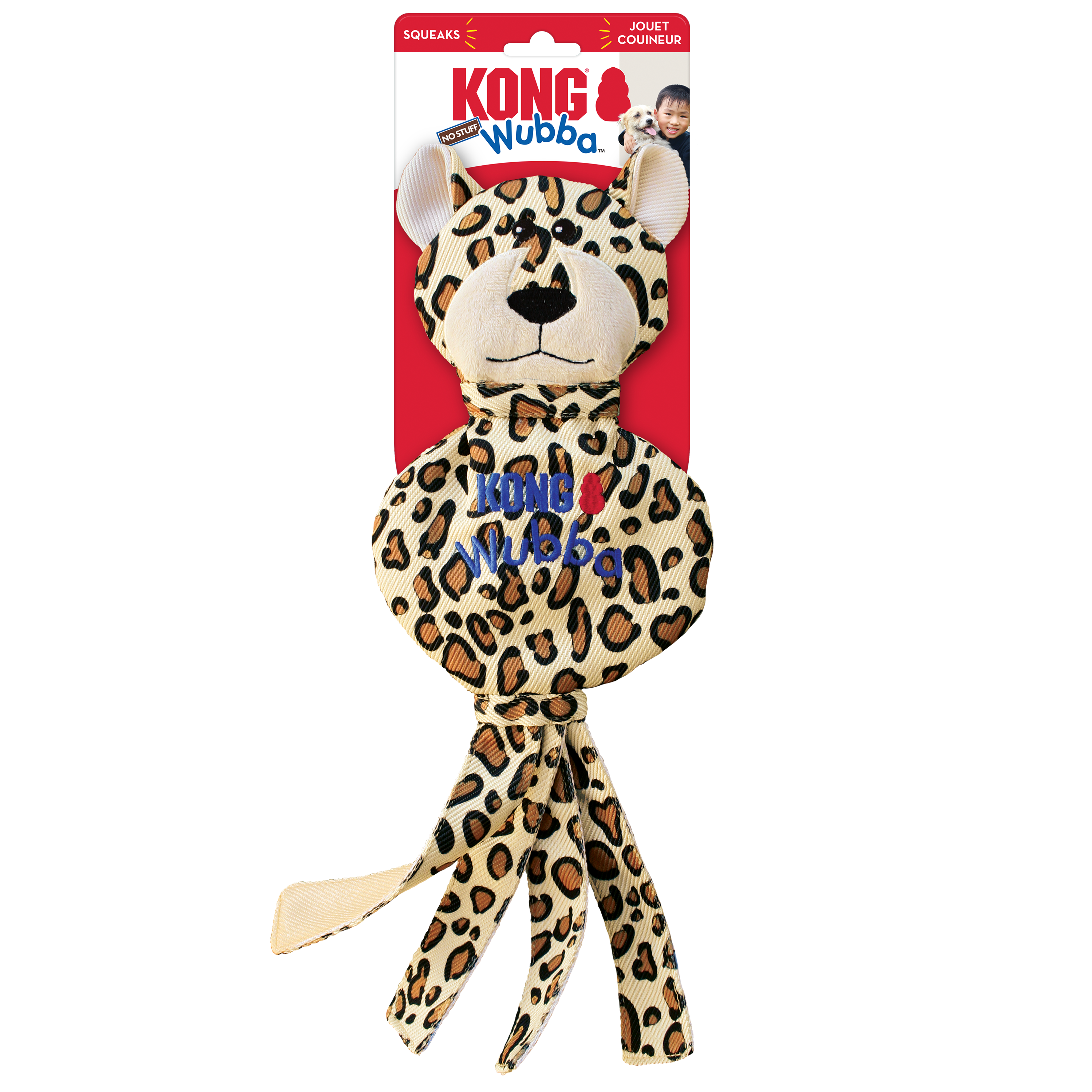 Wubba No Stuff Cheetah onpack product image