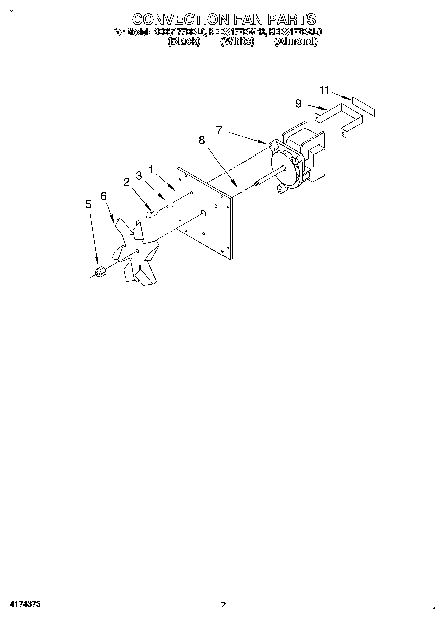 06 - CONVECTION FAN, OPTIONAL