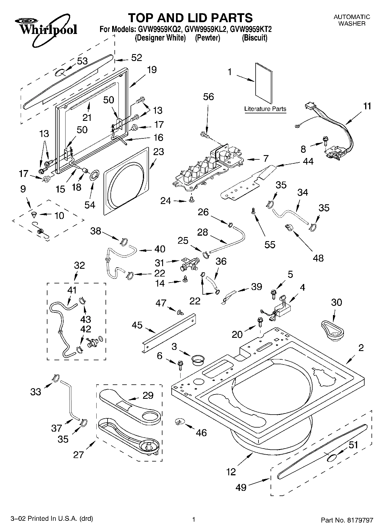 01 - TOP AND LID, LITERATURE