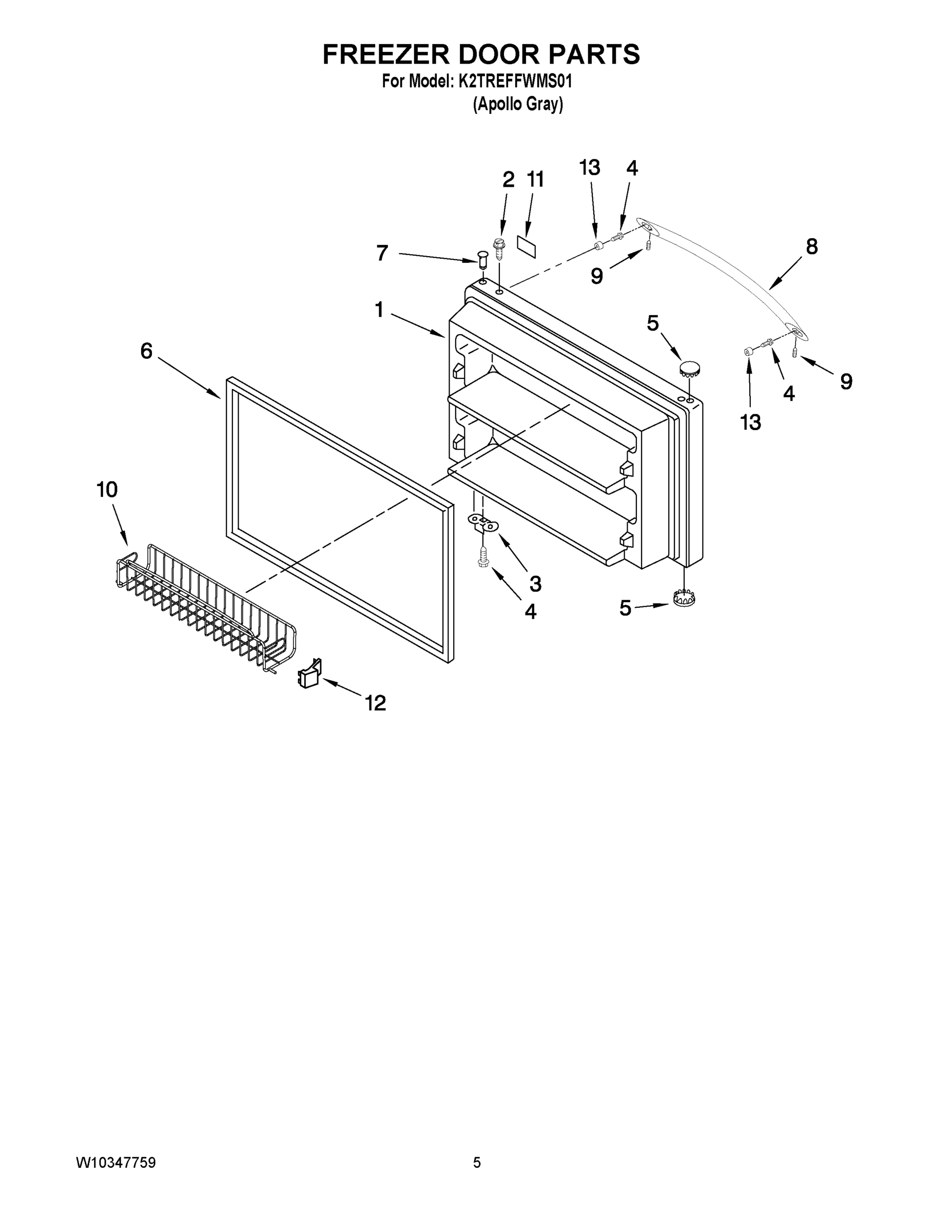 03 - FREEZER DOOR PARTS