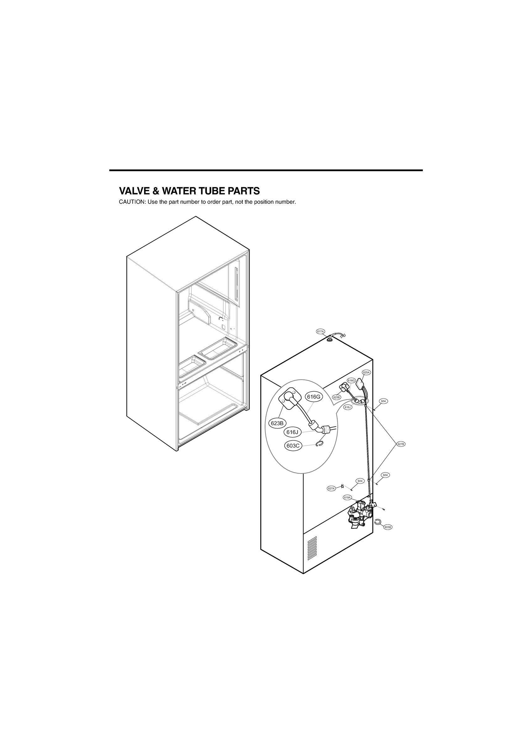 VALVE & WATER TUBE PARTS