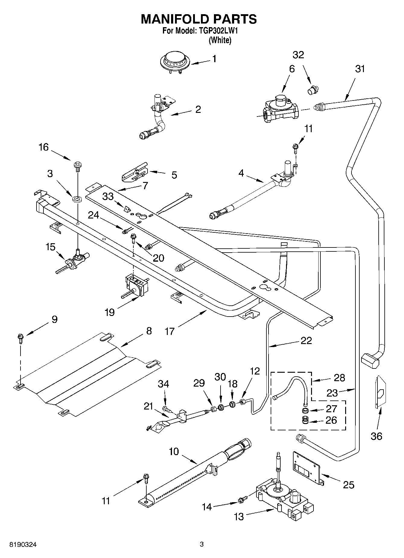 03 - MANIFOLD PARTS