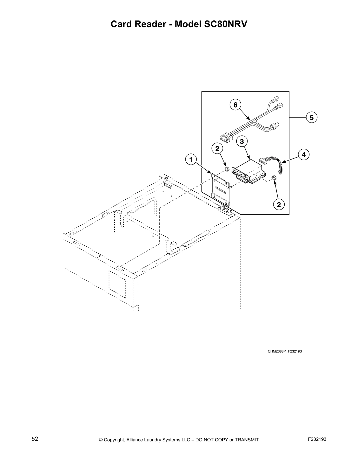Card Reader - Model SC80NRV