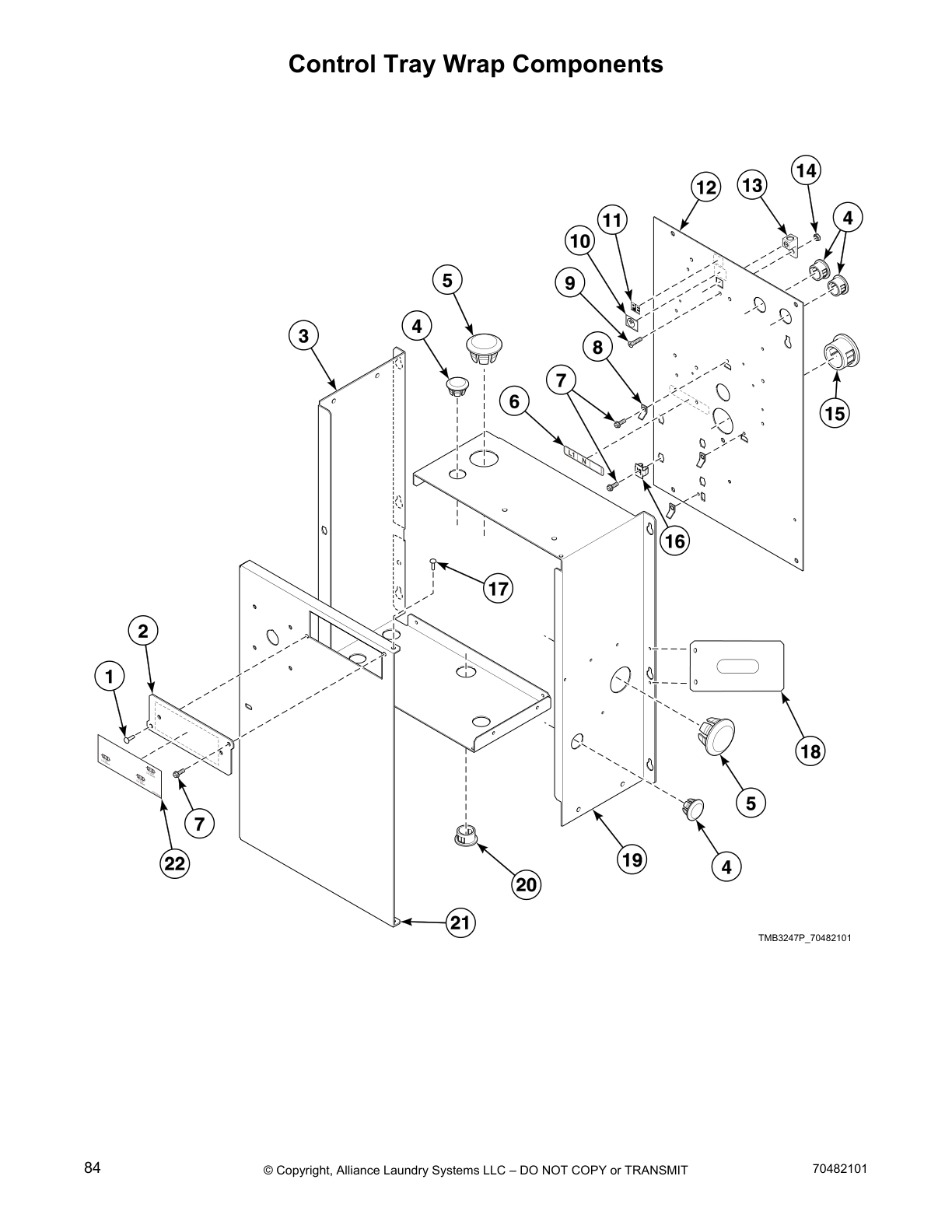 Control Tray Wrap Components