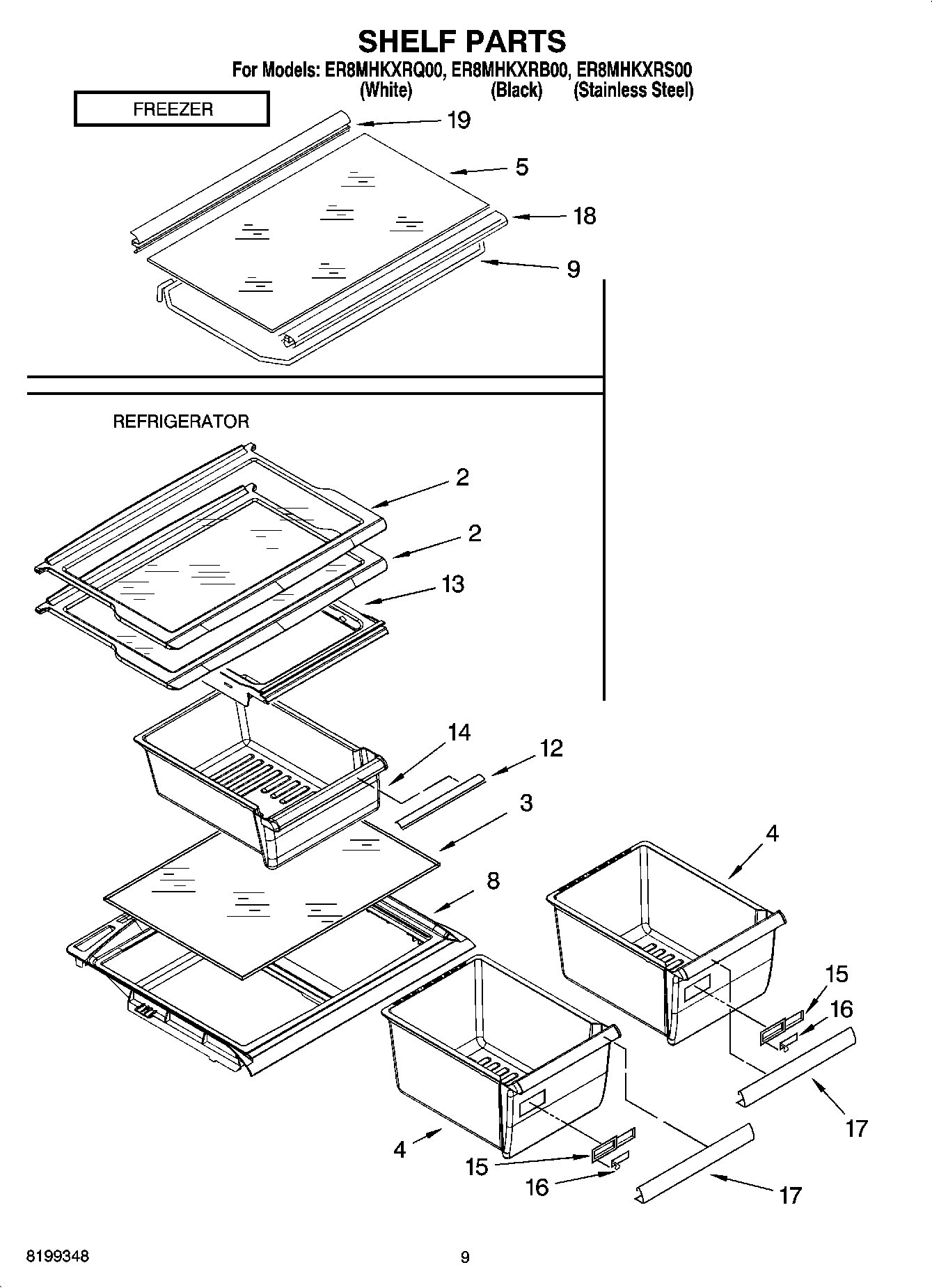 05 - SHELF PARTS, OPTIONAL PARTS