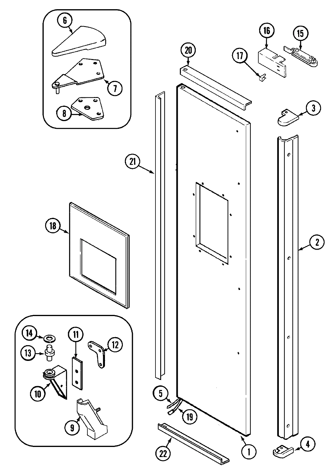 03 - FREEZER OUTER DOOR