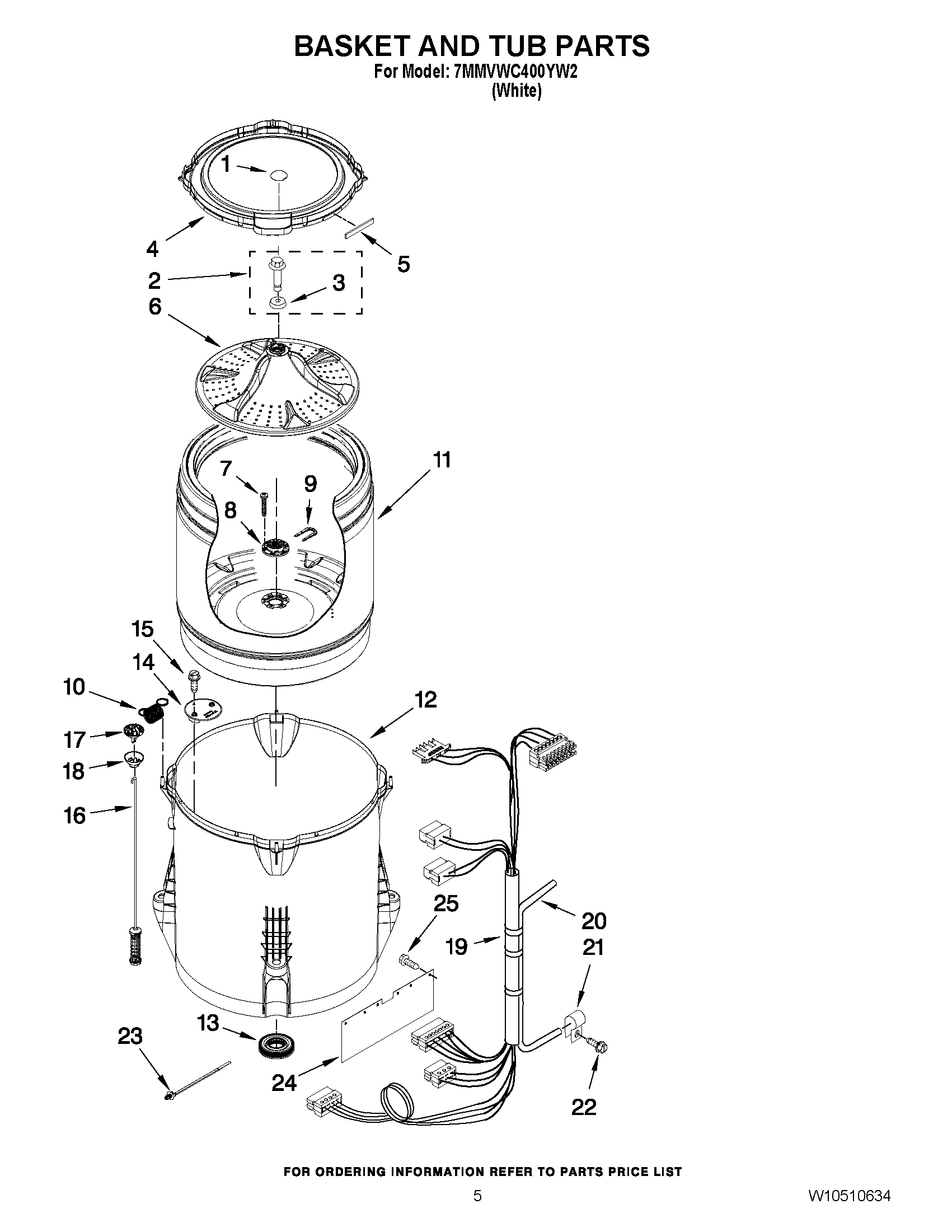 03 - BASKET AND TUB PARTS