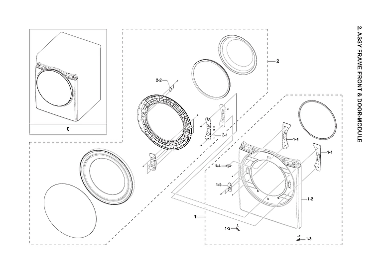 Front Frame & Door Module Assembly
