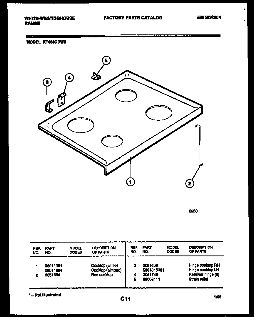 07 - COOKTOP PARTS