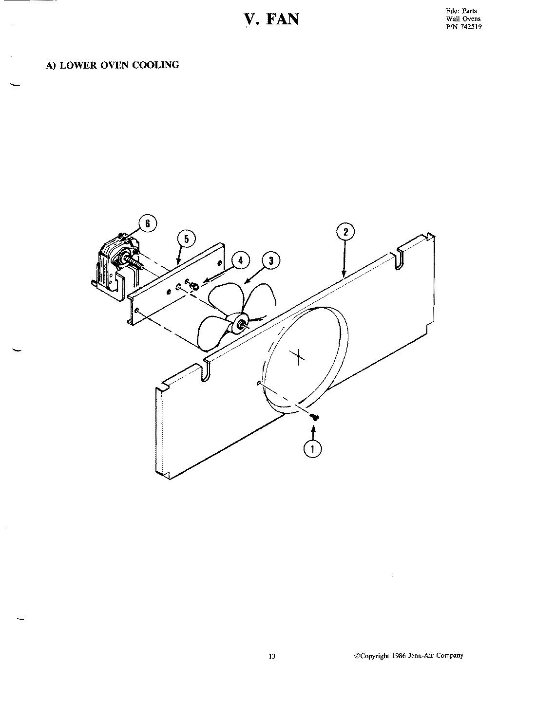 11 - FAN (LOWER COOLING)
