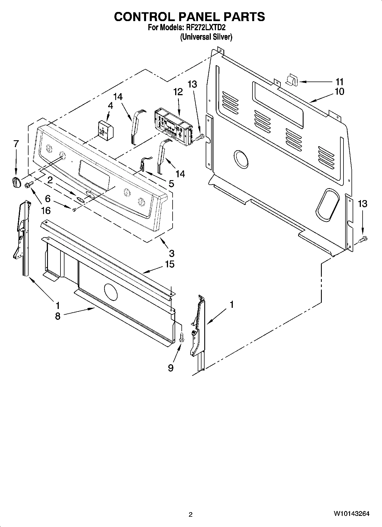 02 - CONTROL PANEL PARTS