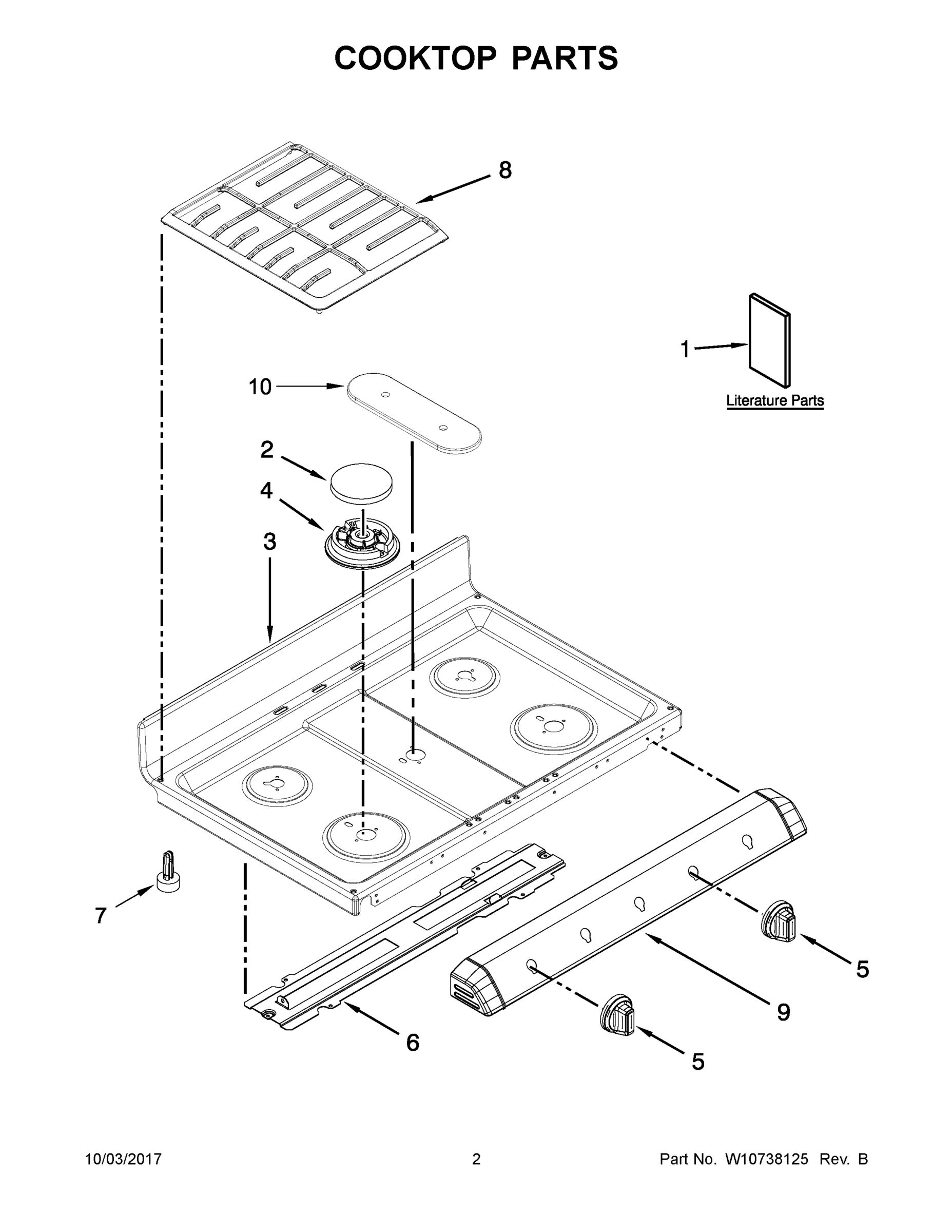 02 - COOKTOP PARTS