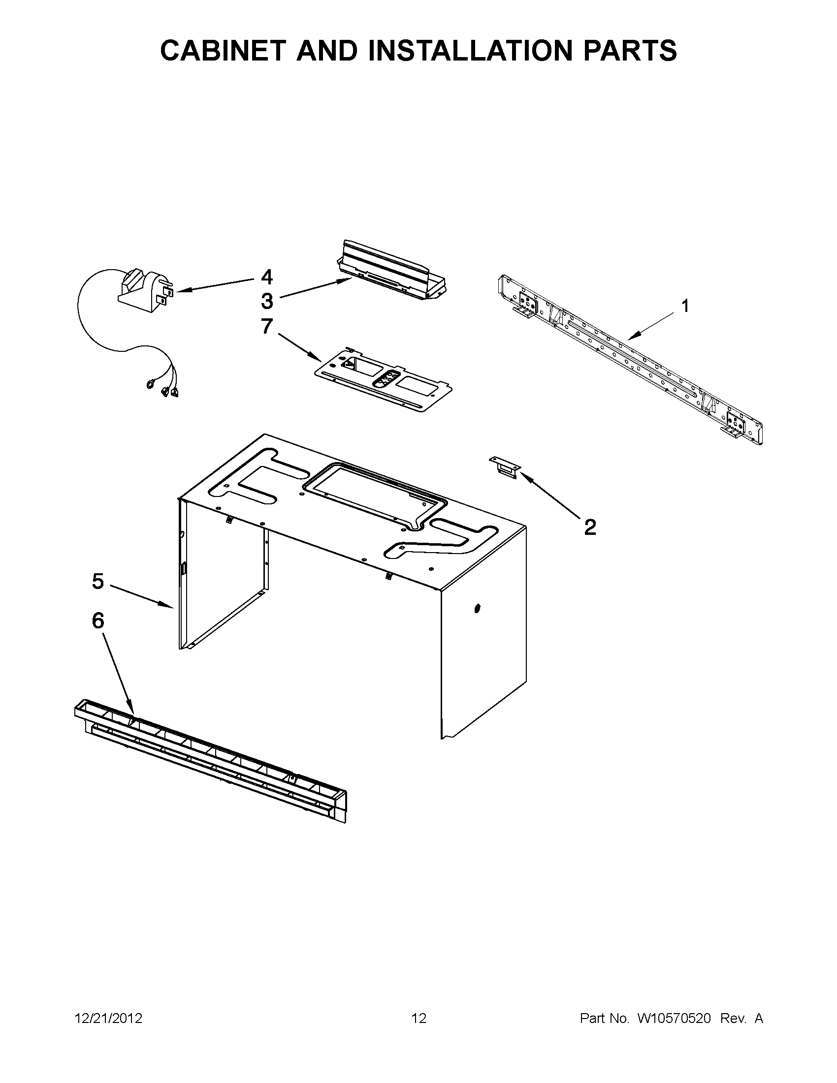 06 - CABINET AND INSTALLATION PARTS