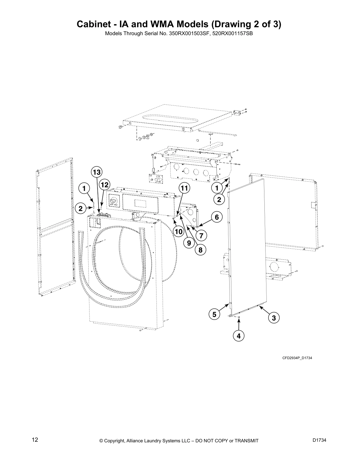 Cabinet - IA and WMA Models (Drawing 2 of 3)