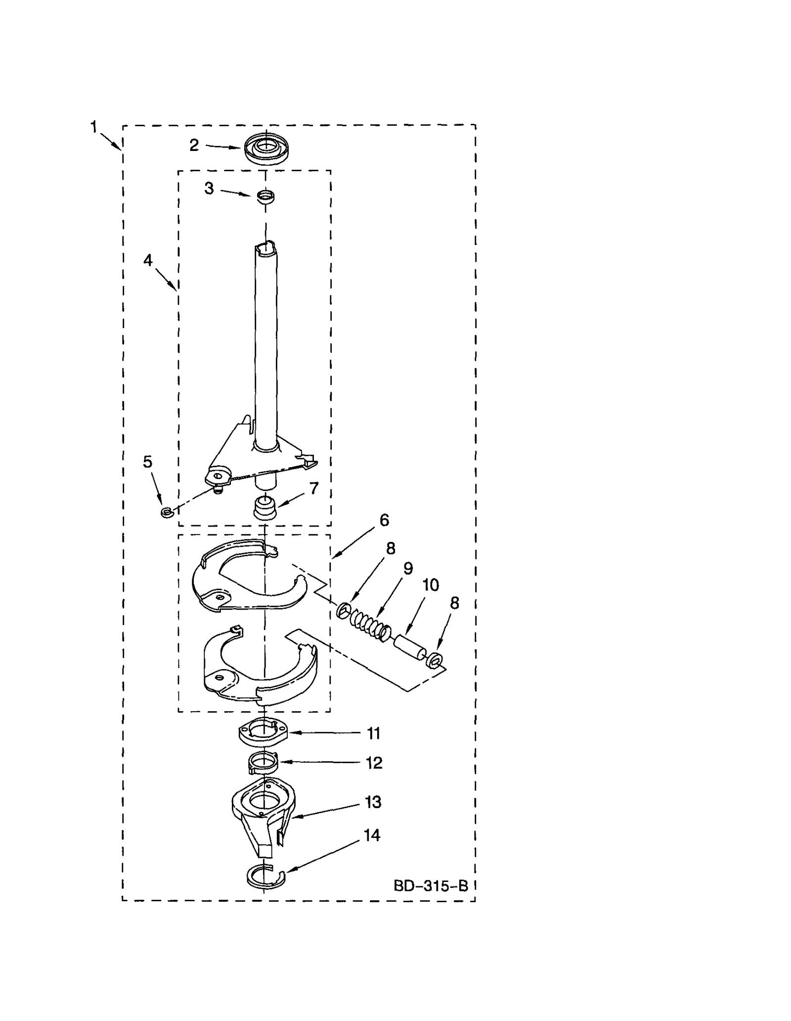 BRAKE AND DRIVE TUBE