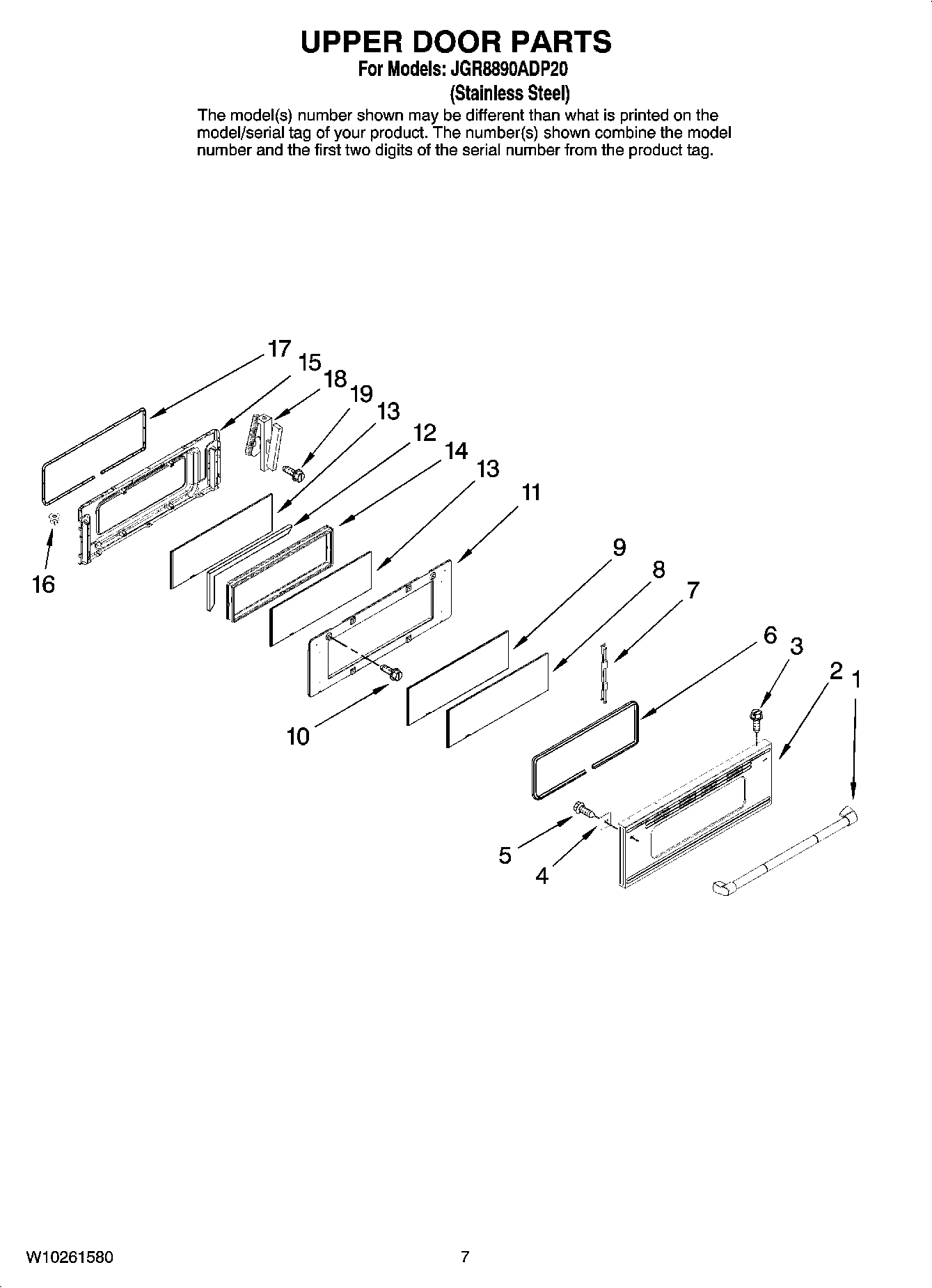 05 - UPPER DOOR PARTS