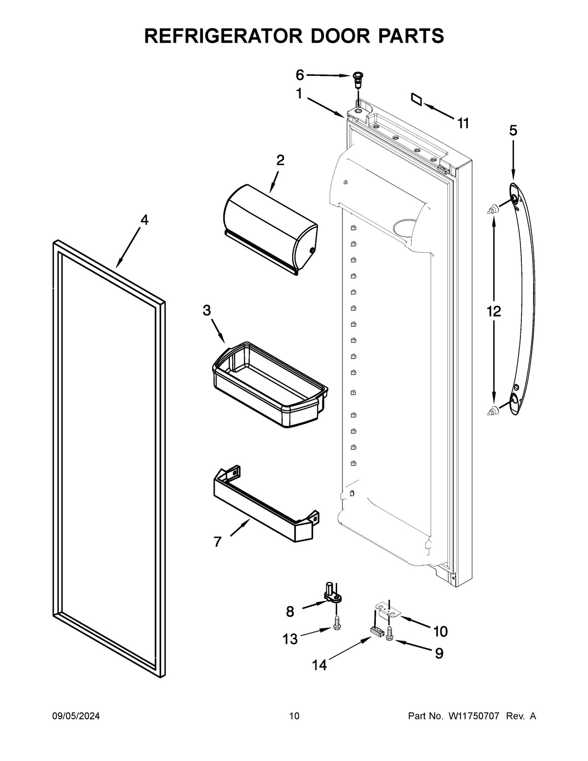 06 - REFRIGERATOR DOOR PARTS