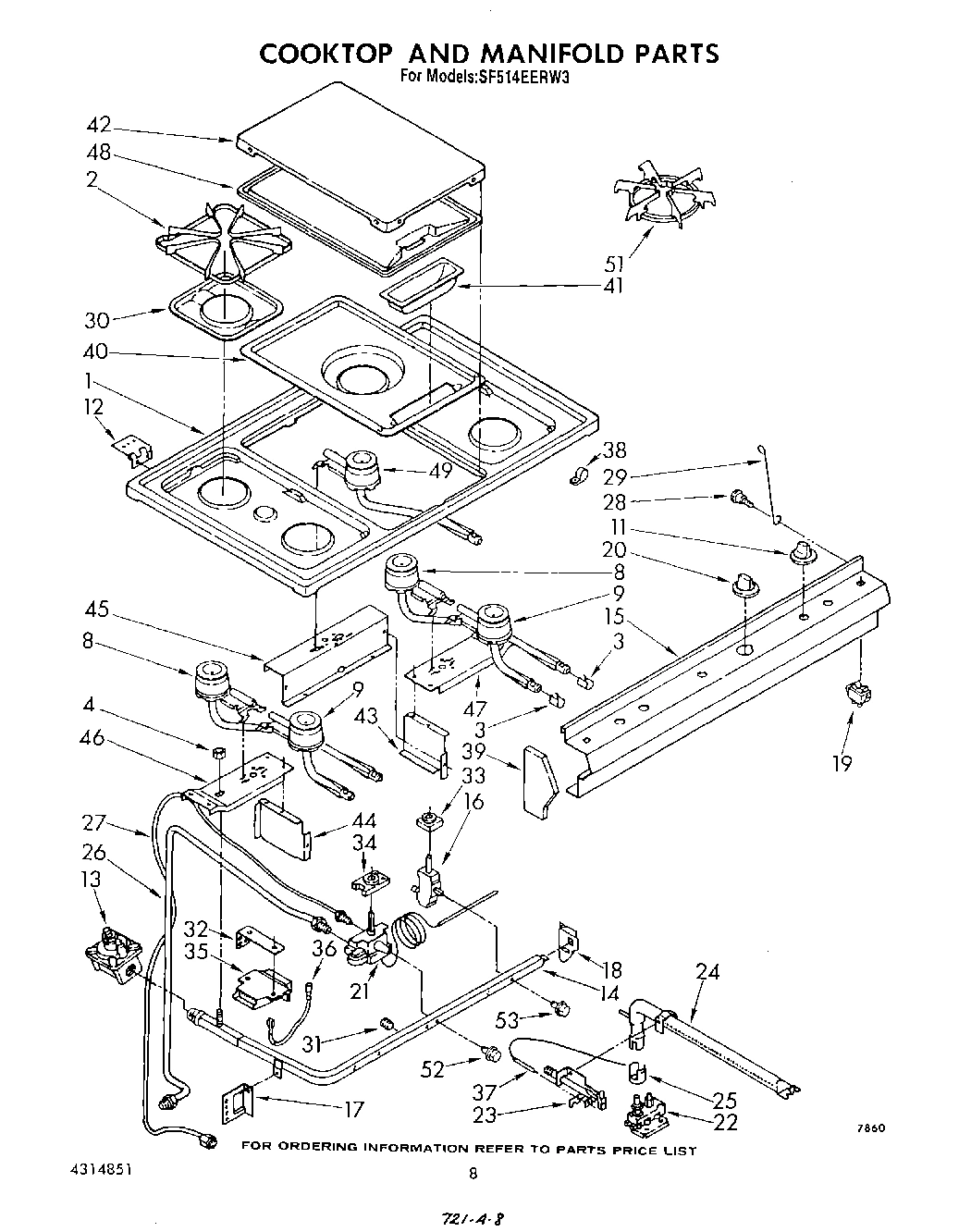 07 - COOKTOP AND MANIFOLD , LIT/OPTIONAL