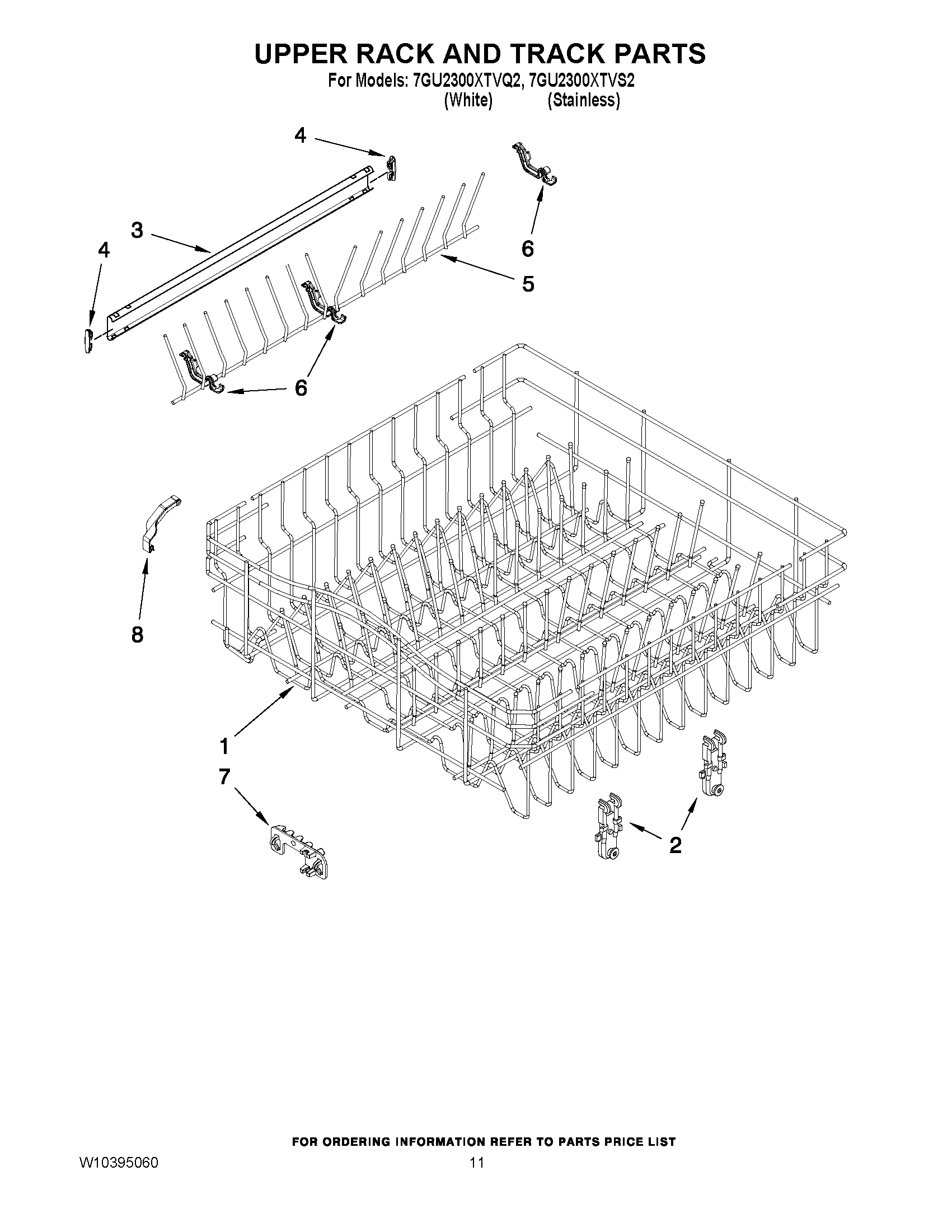 09 - UPPER RACK AND TRACK PARTS