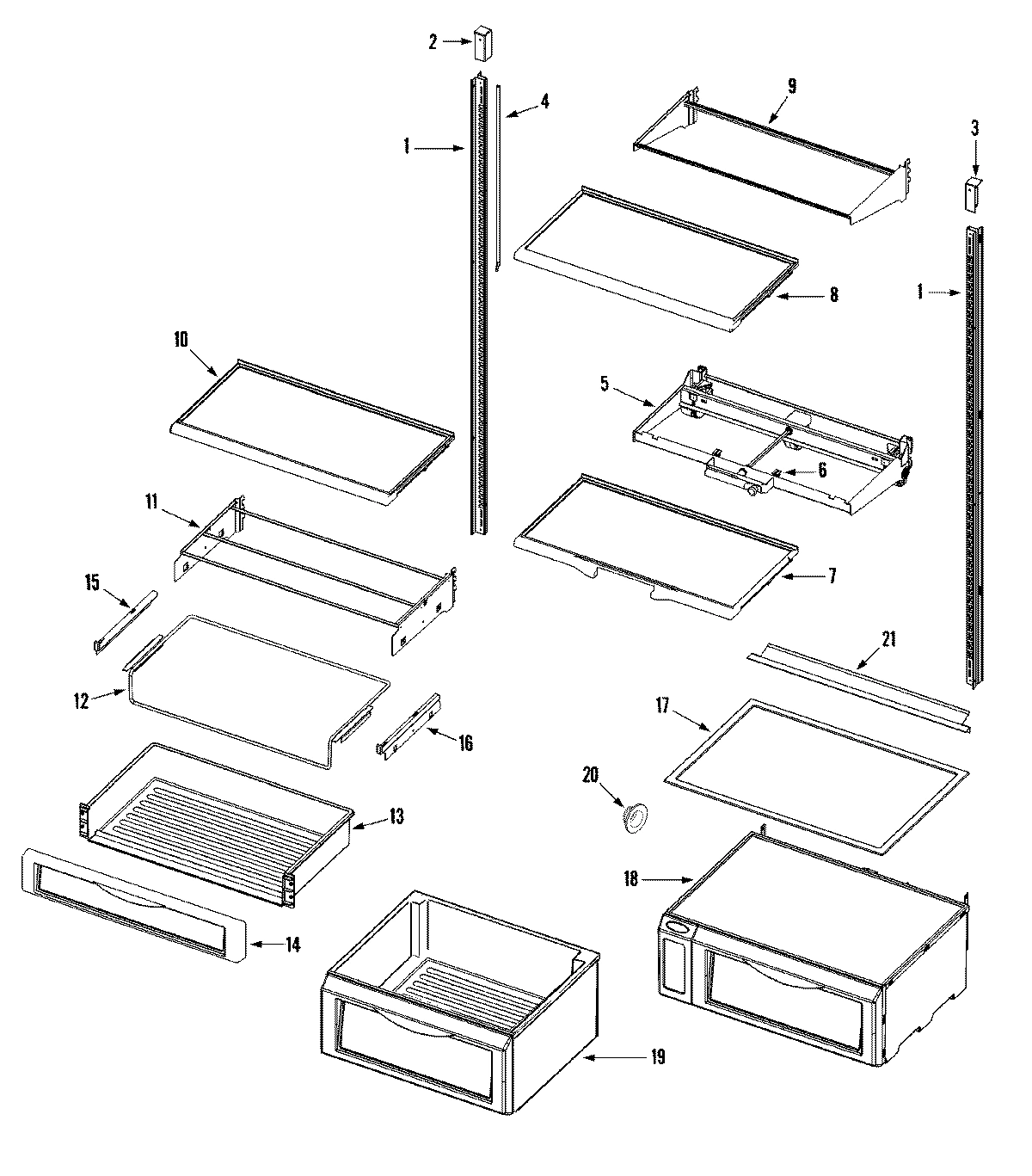 10 - SHELVES & ACCESSORIES (FRESH FOOD)