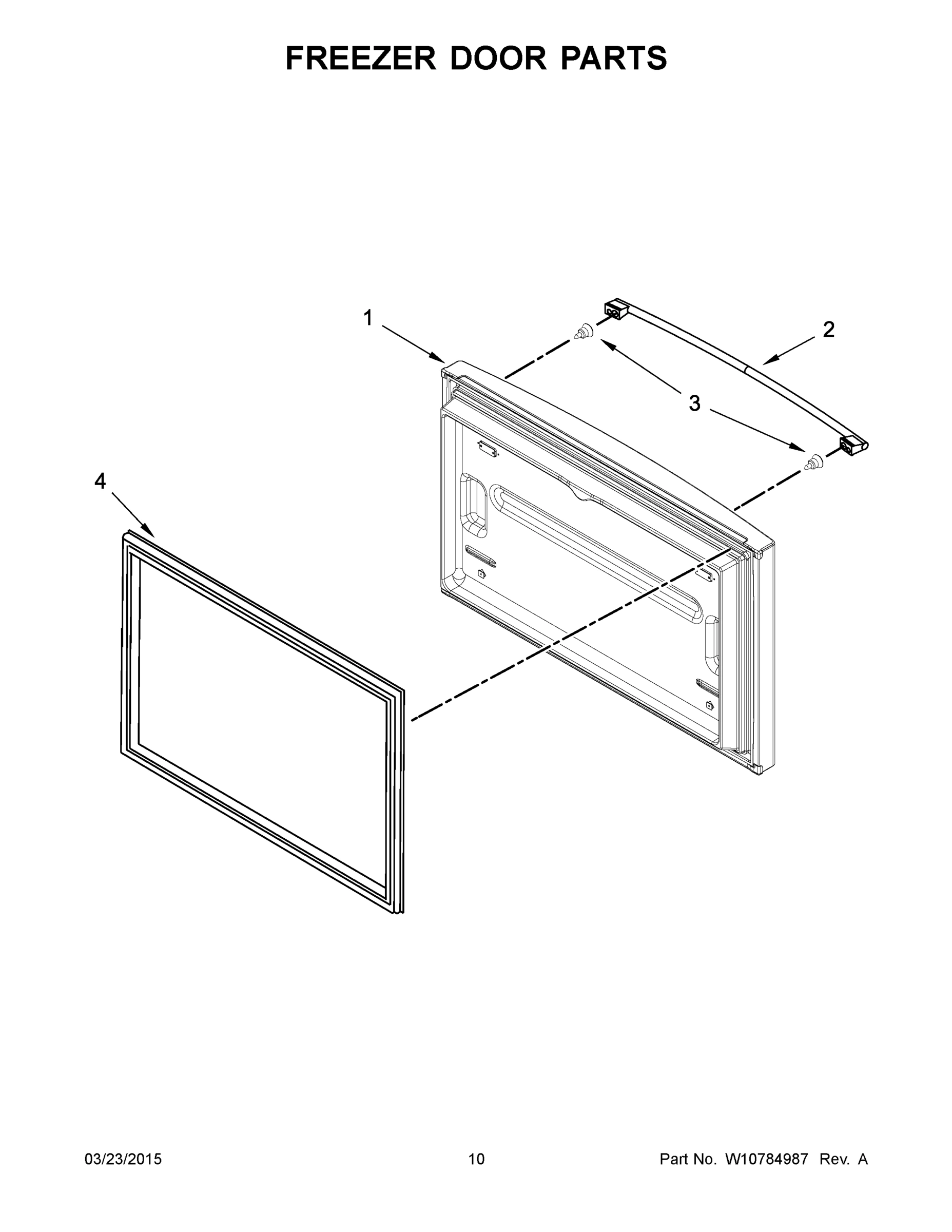 06 - FREEZER DOOR PARTS