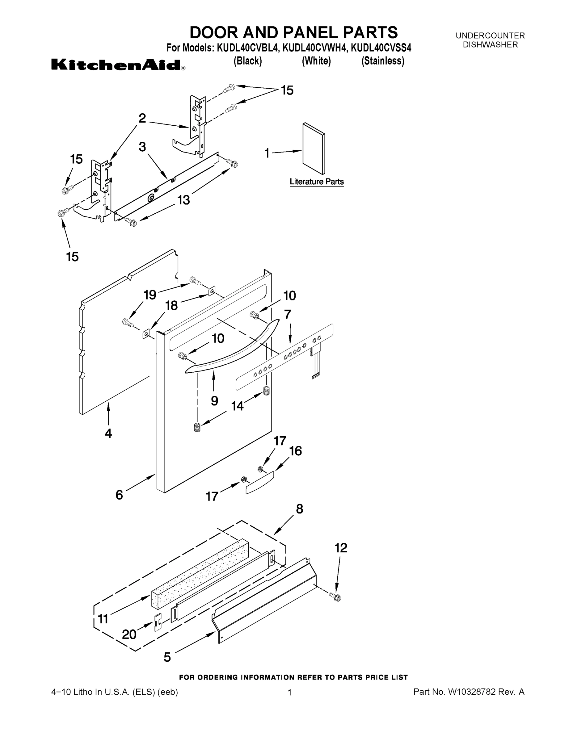 01 - DOOR AND PANEL PARTS