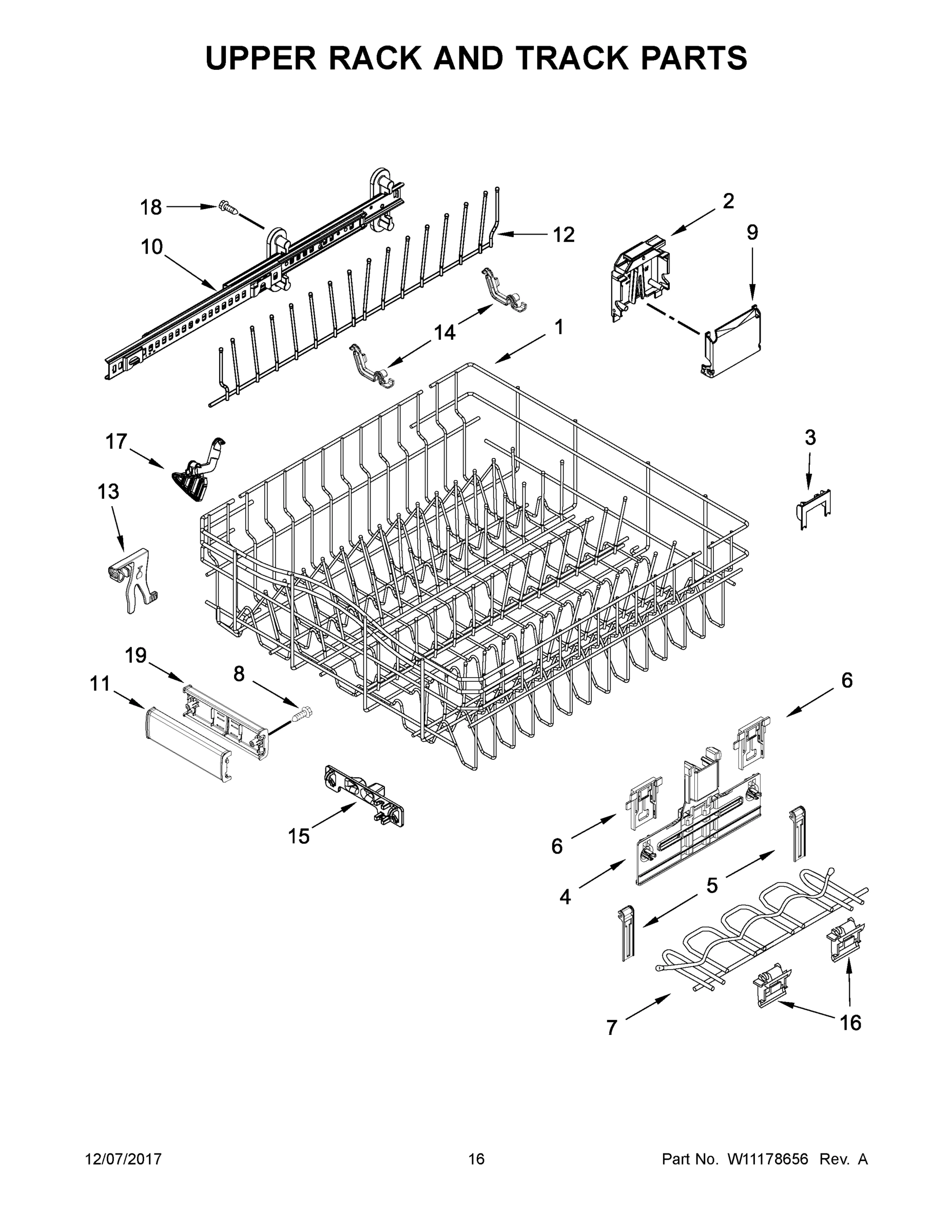 09 - UPPER RACK AND TRACK PARTS