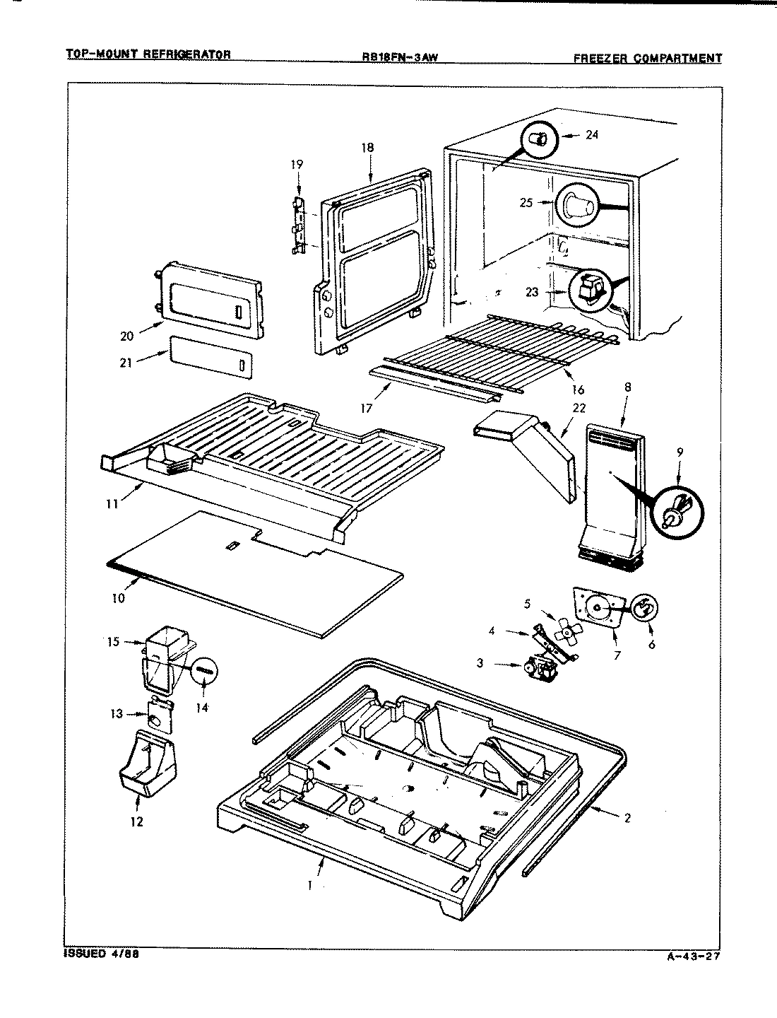 01 - FREEZER COMPARTMENT
