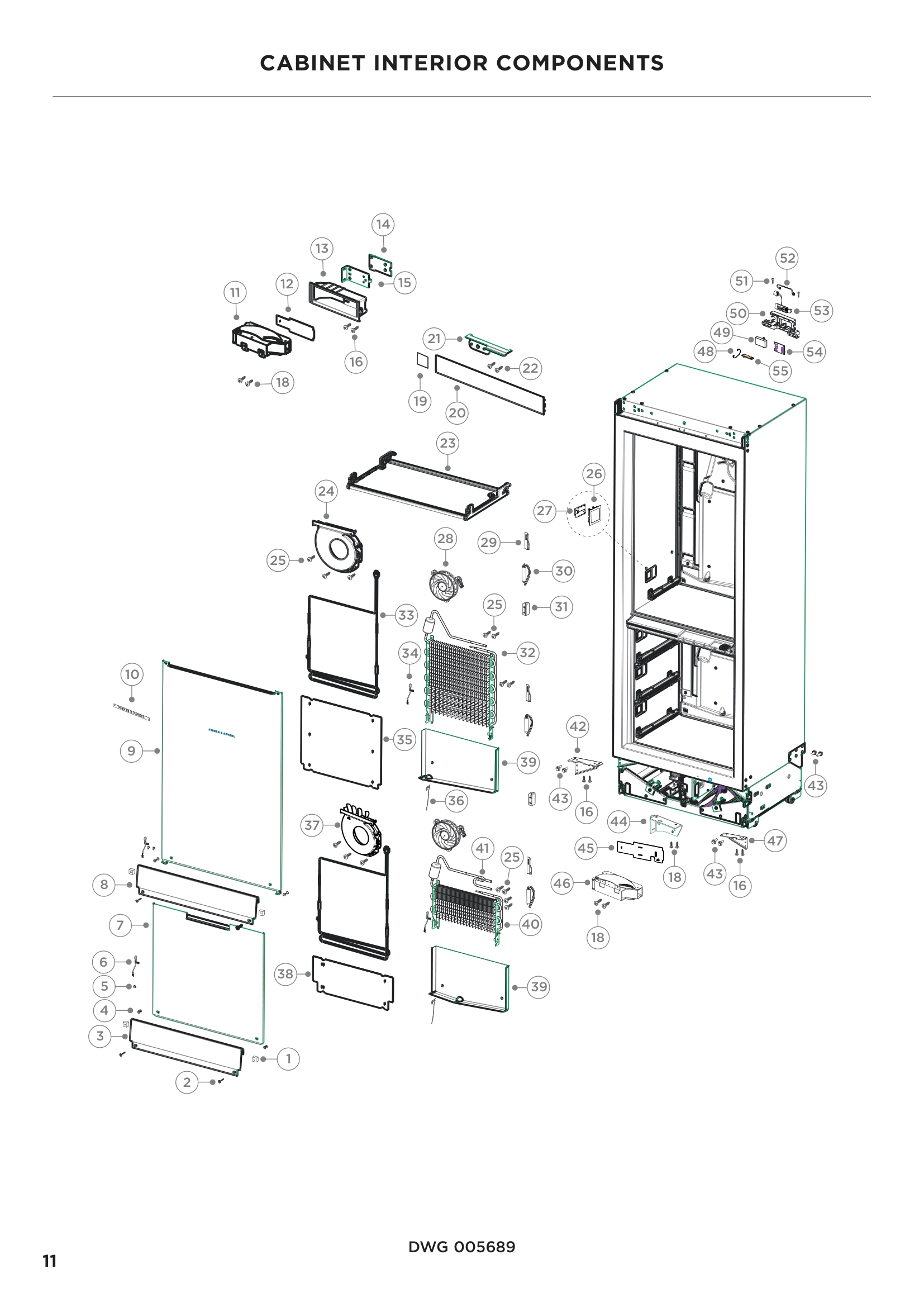CABINET INTERIOR COMPONENTS