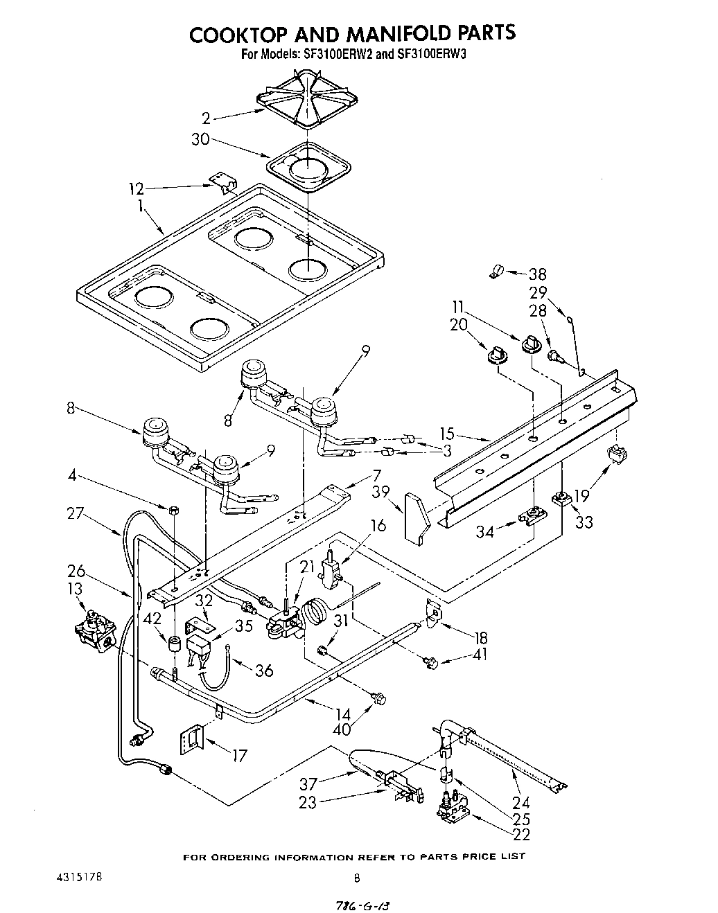 06 - COOK TOP AND MANIFOLD , LITERATURE