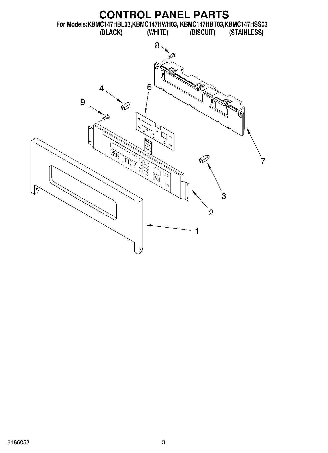 02 - CONTROL PANEL PARTS