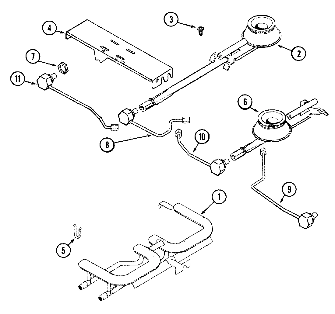 03 - BURNER/MANIFOLD ASSEMBLY