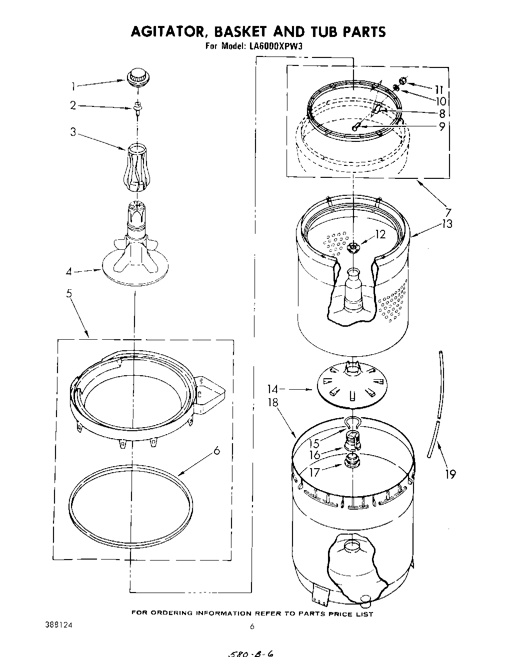 04 - AGITATOR, BASKET AND TUB