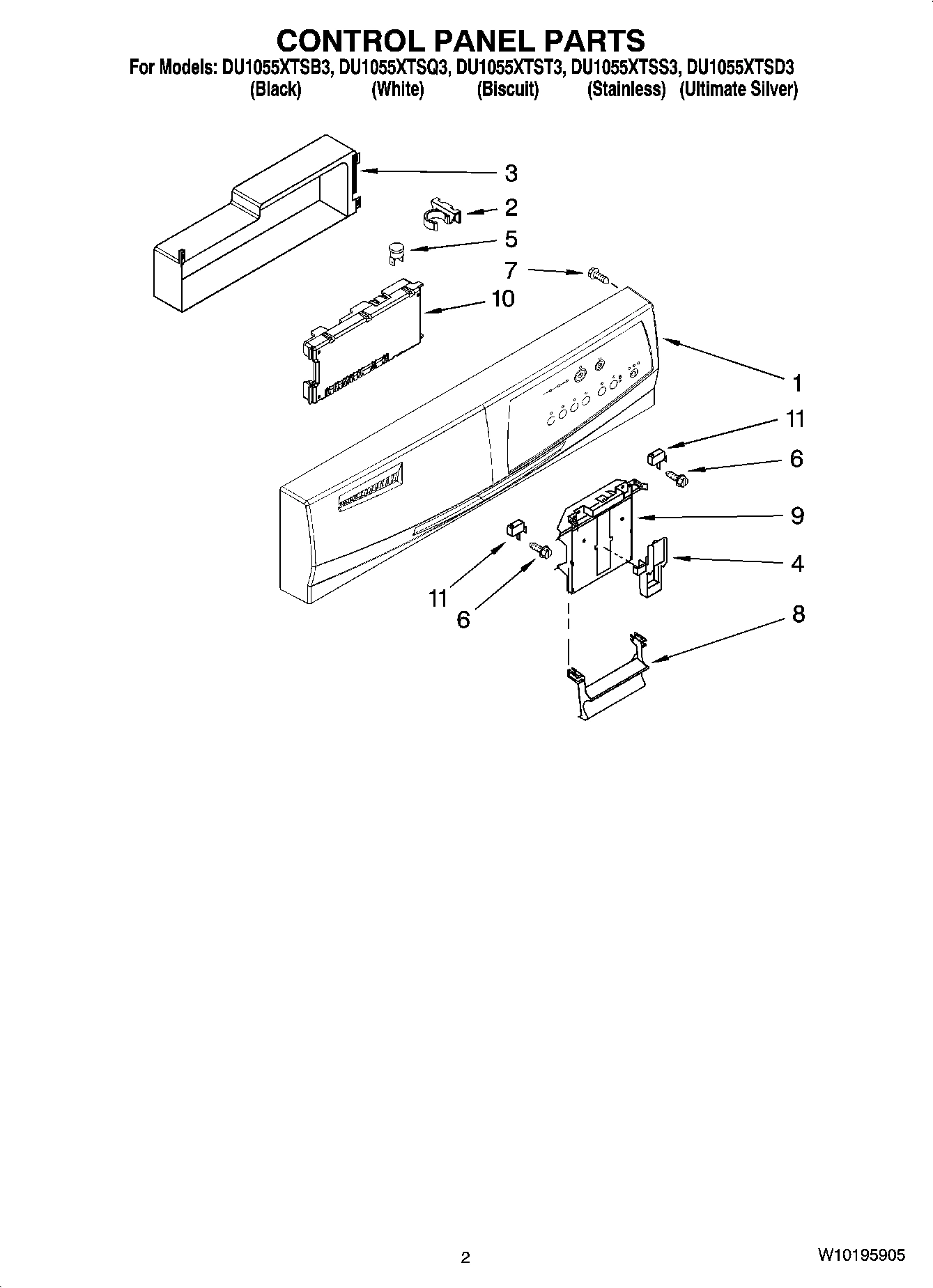 02 - CONTROL PANEL PARTS
